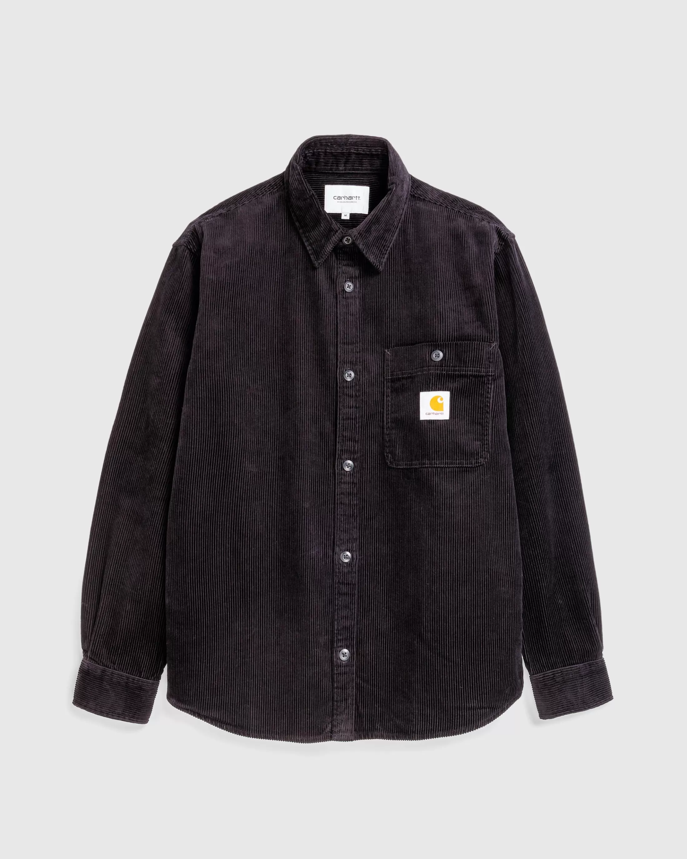 Discount Carhartt WIP Long-Sleeve Flint Shirt black/rinsed