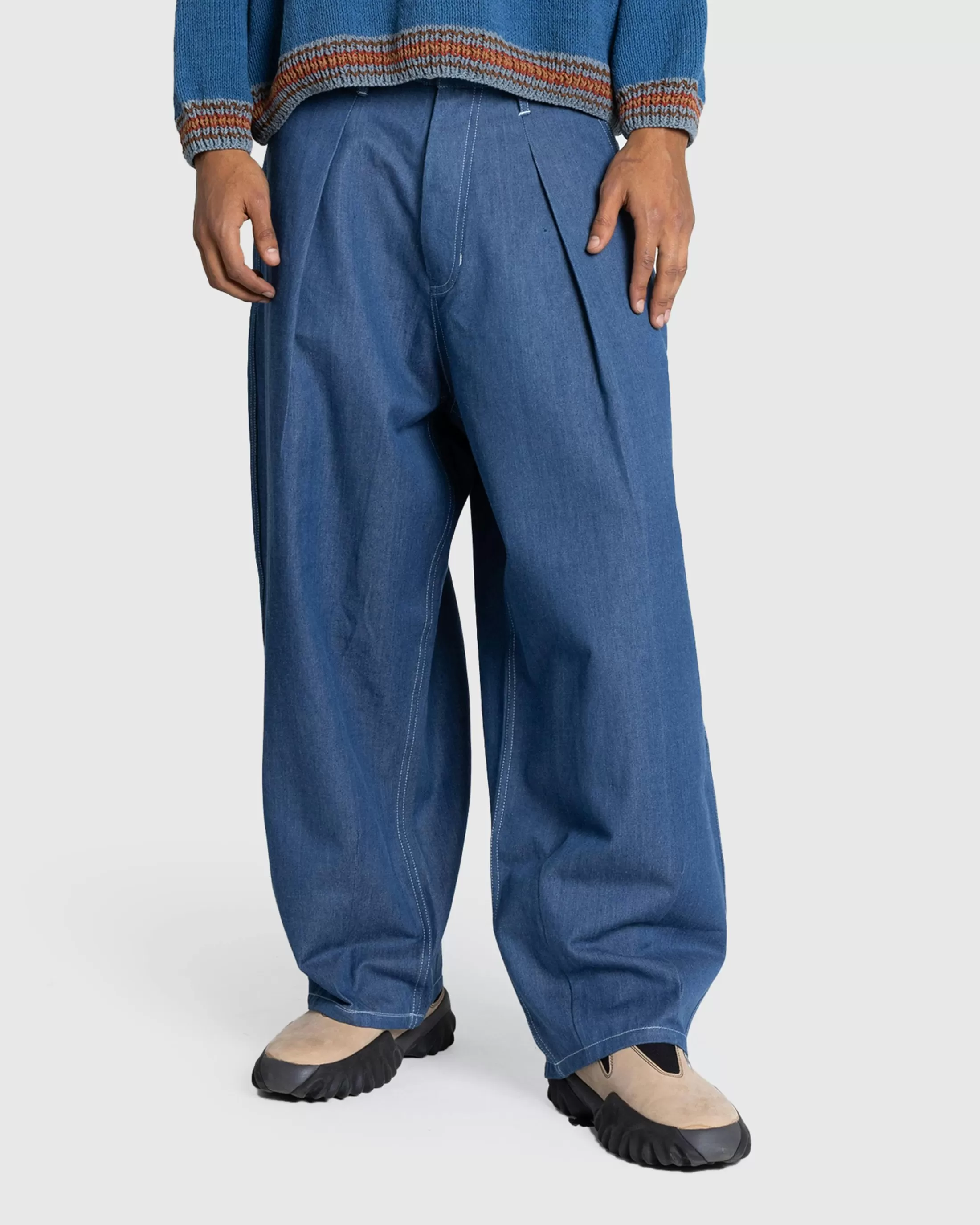 Shop Story mfg. Lush Pants Indigo Denim Wonky-Wear indigodenimwonky-wear