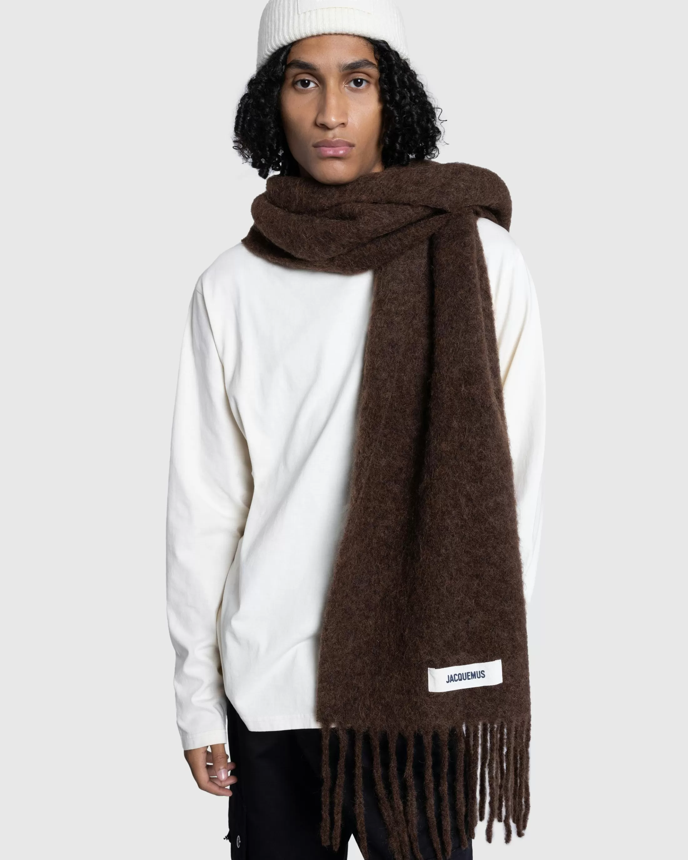 Store JACQUEMUS L'Echarpe Carro brown