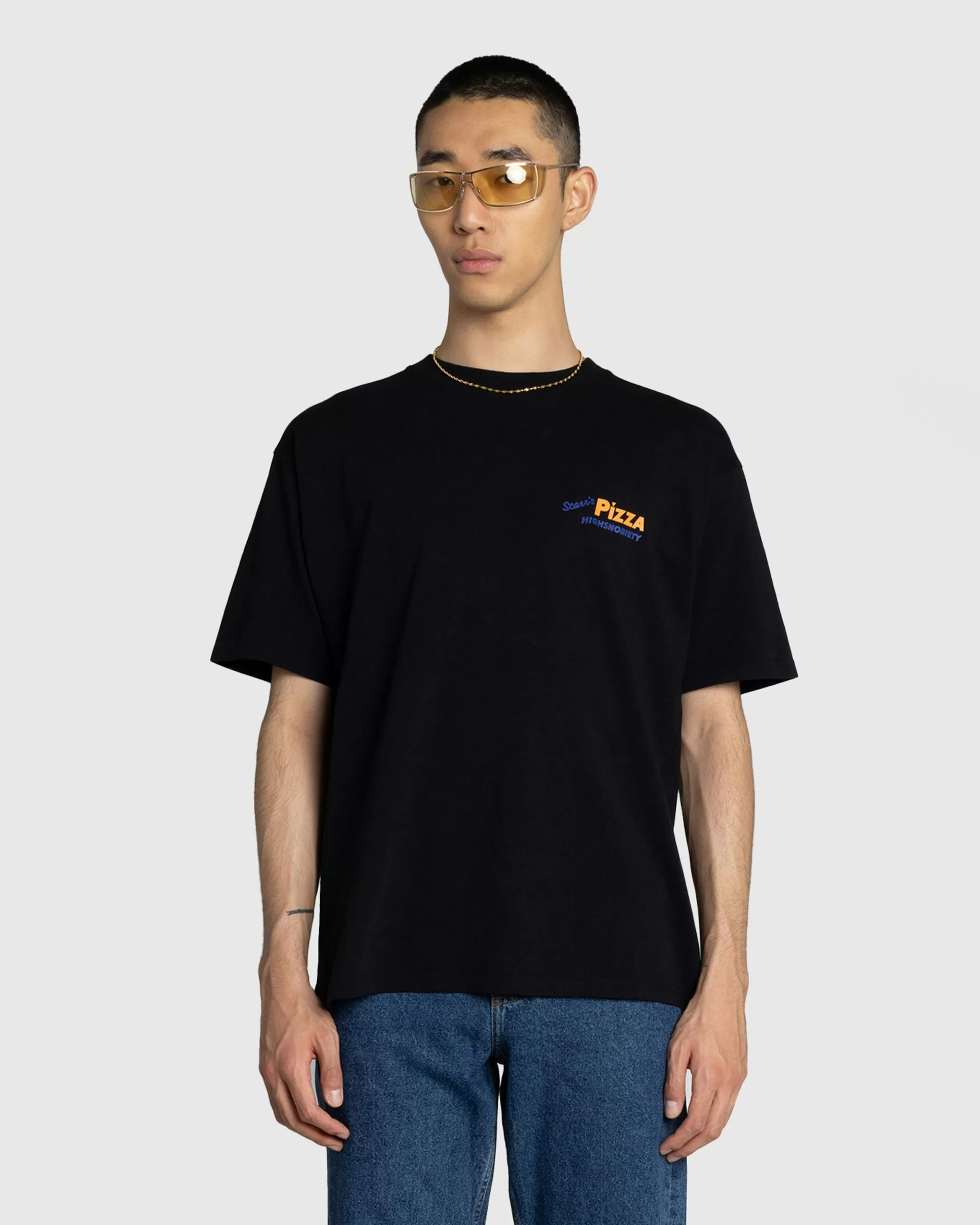 Discount Scarr's Pizza Merch T-Shirt Black unavailable