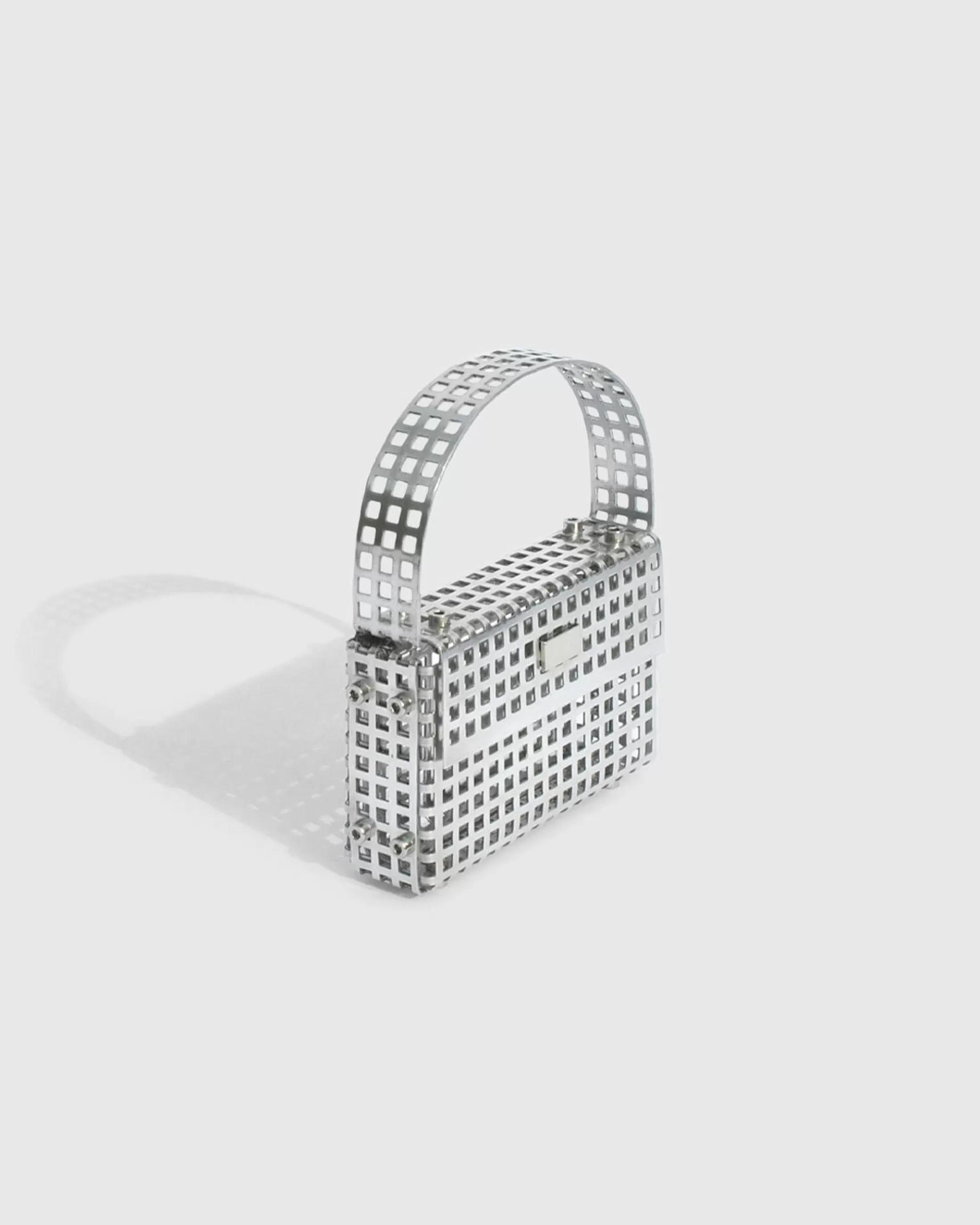 Hot Hans TM Mini Metal Bag silver