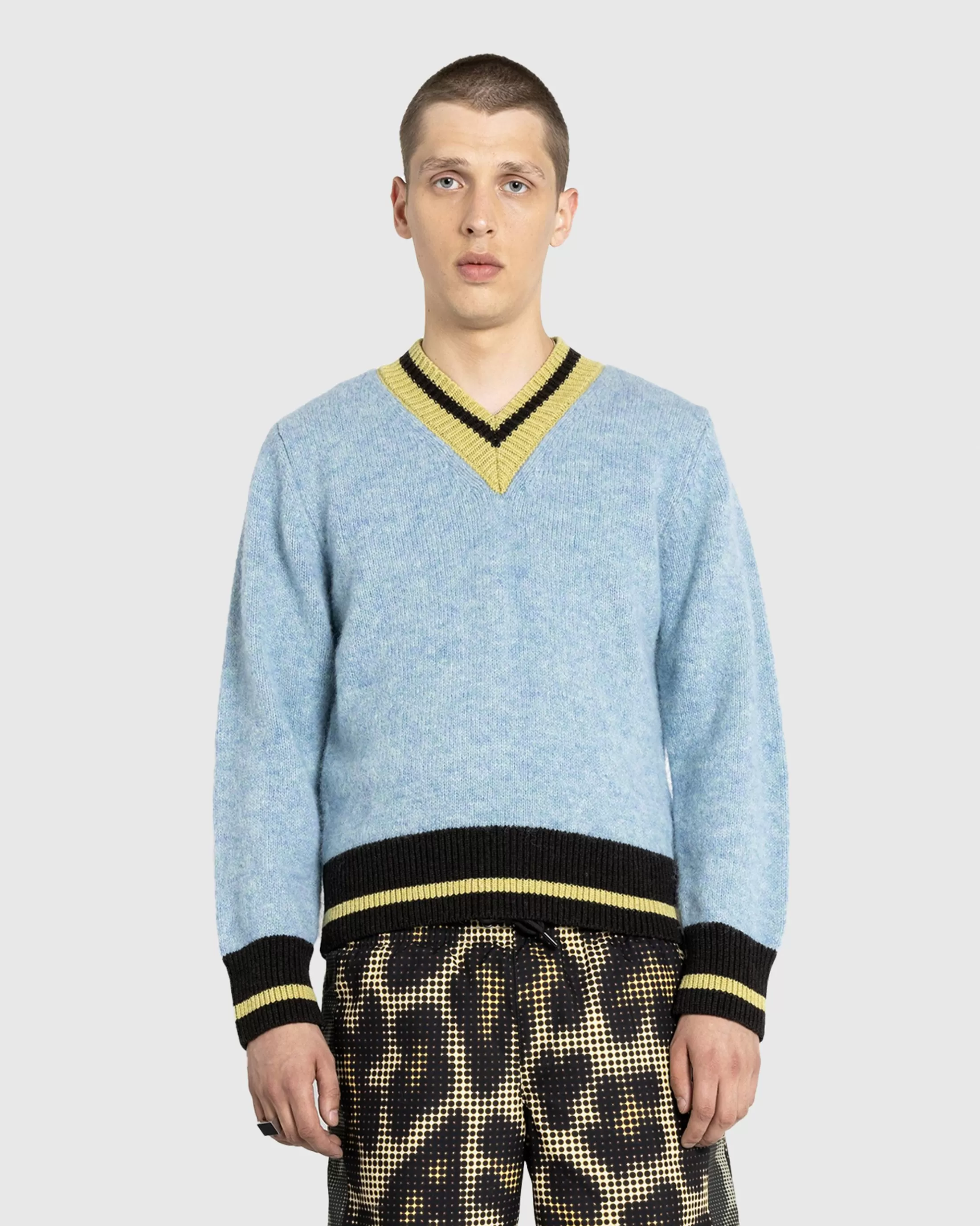 Cheap Dries van Noten Moon Sweater Light Blue lightblue