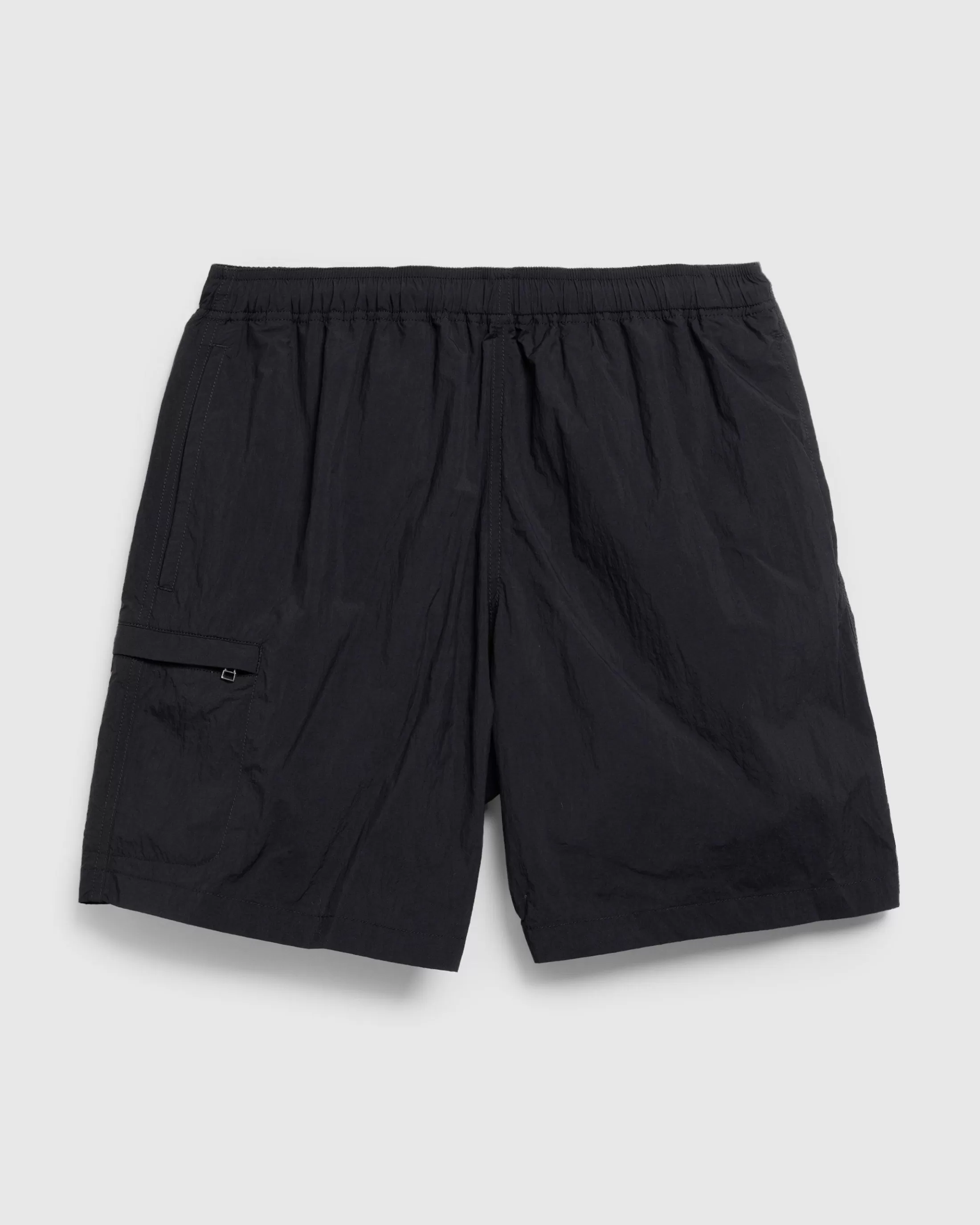 Best Highsnobiety HS05 Natural Dyed Nylon Shorts black