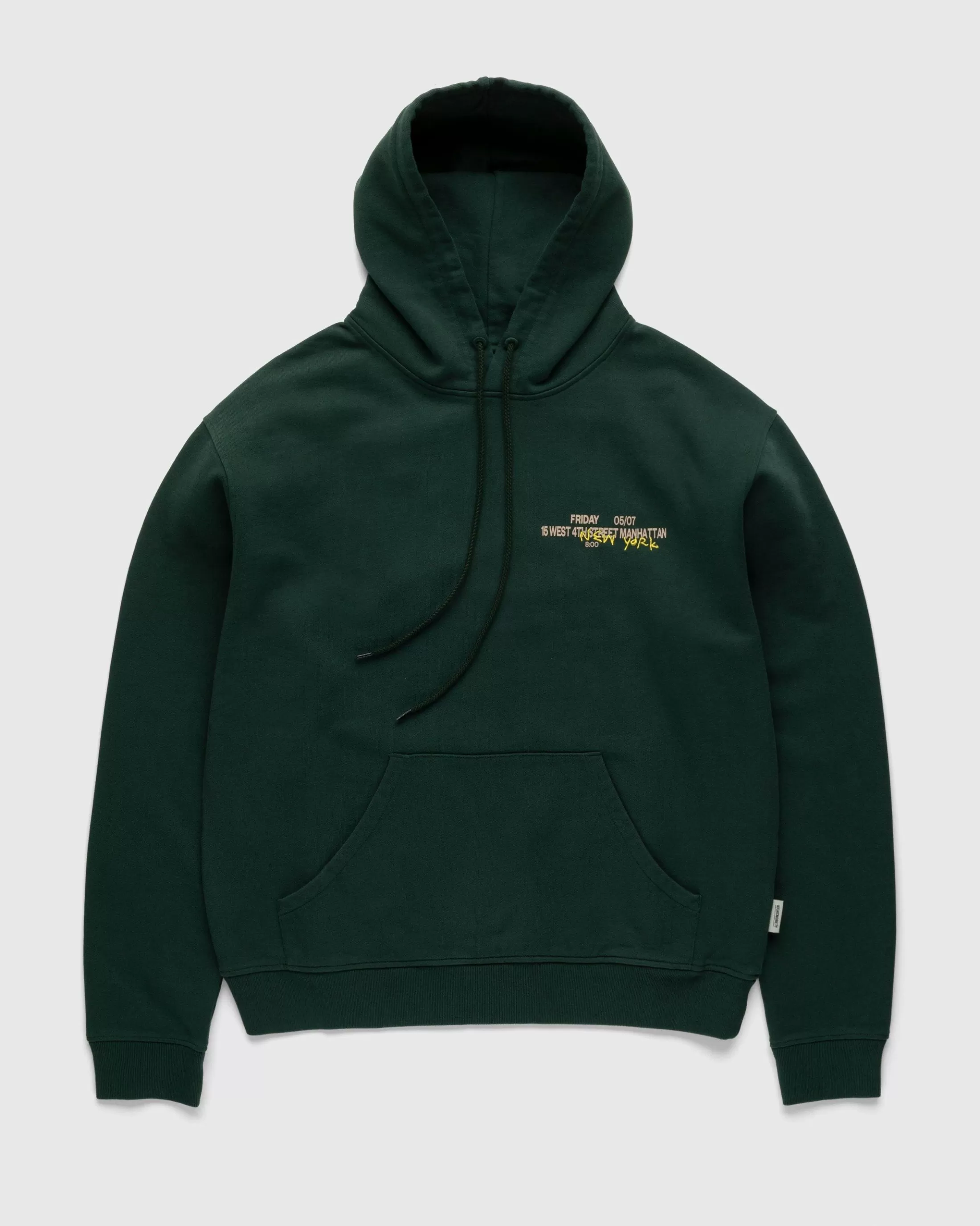 New Highsnobiety New York Line Hoodie Dark green