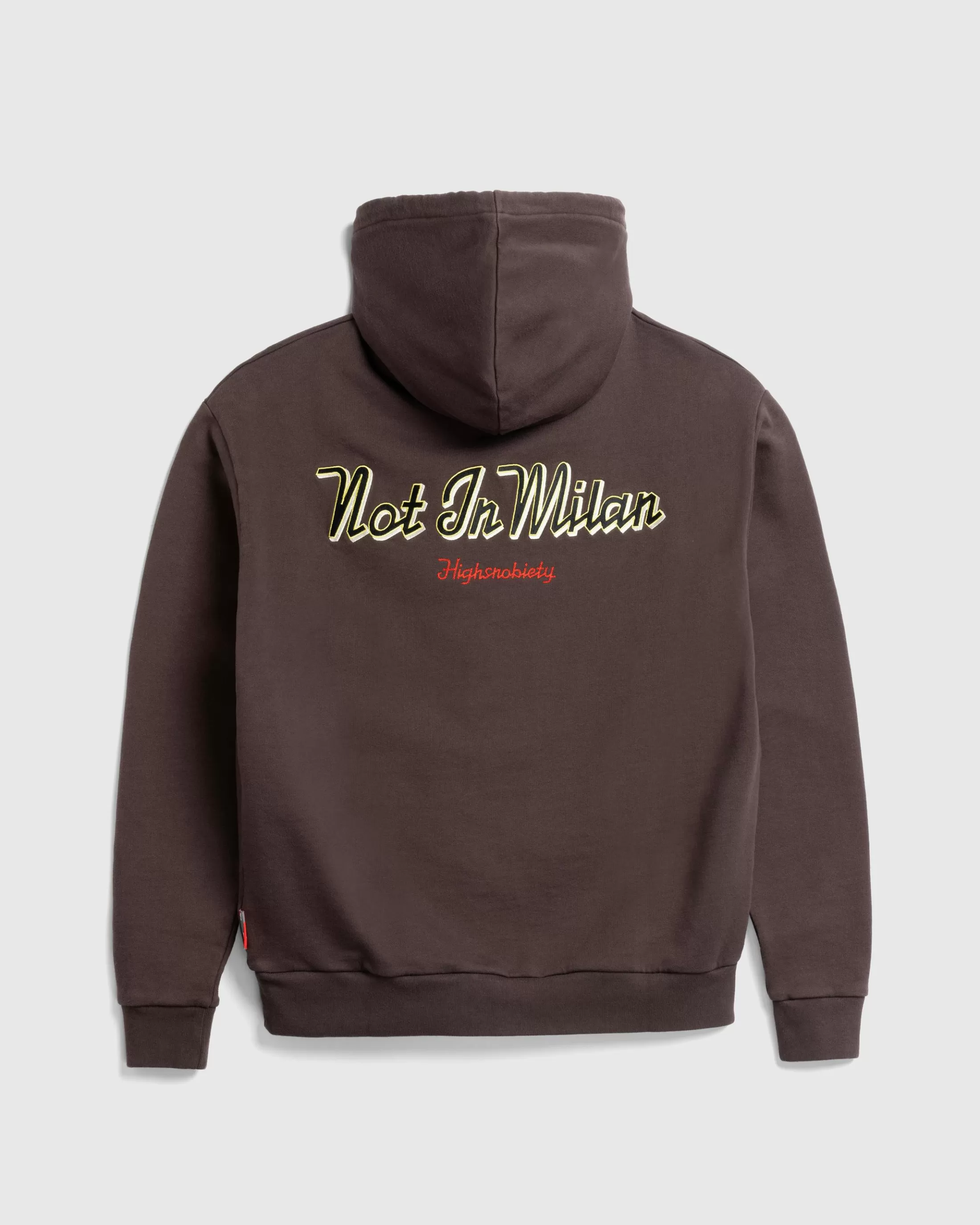 Cheap Highsnobiety Not in Milan Hoodie brown