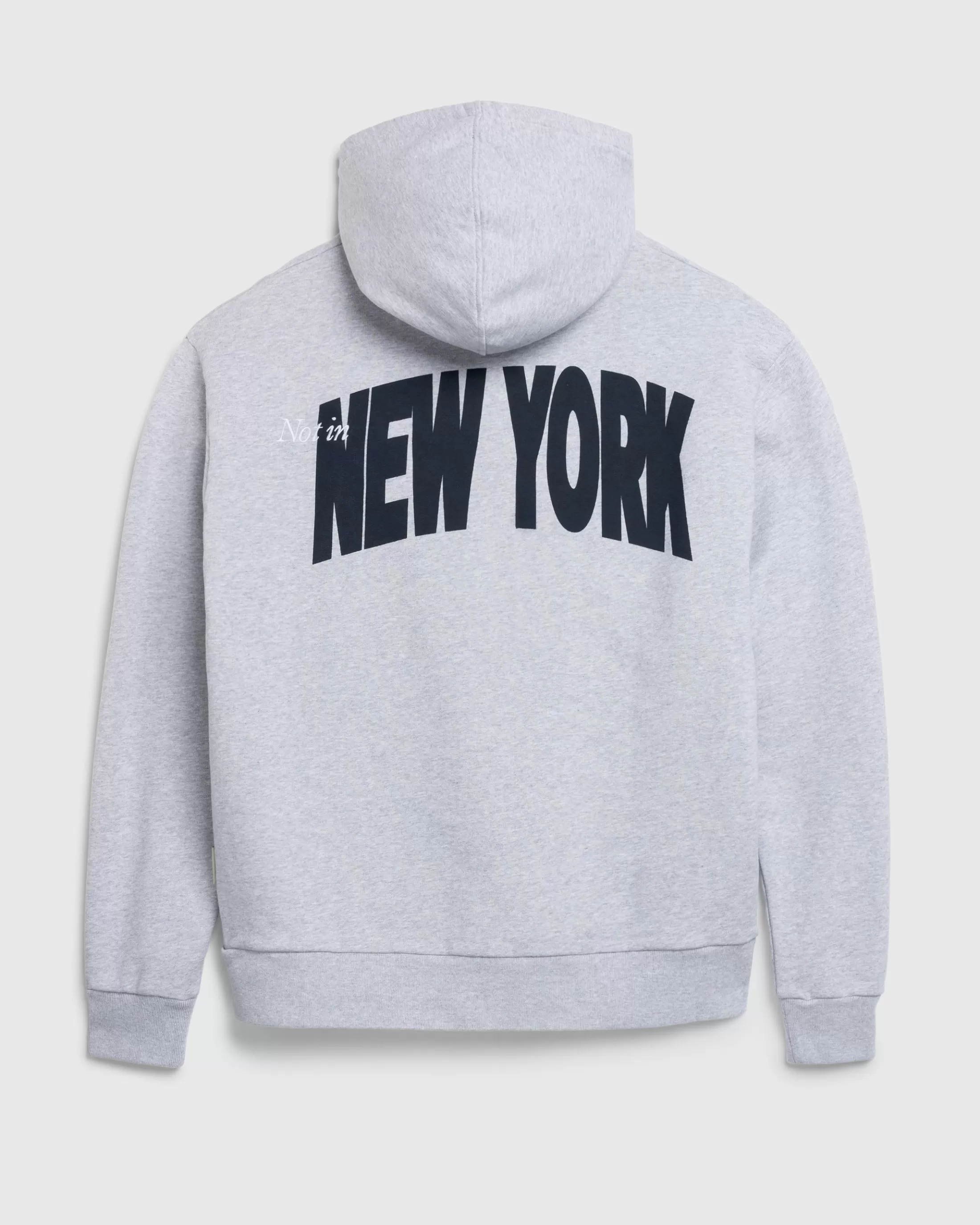 Cheap Highsnobiety Not In New York Hoodie Grey melangegrey