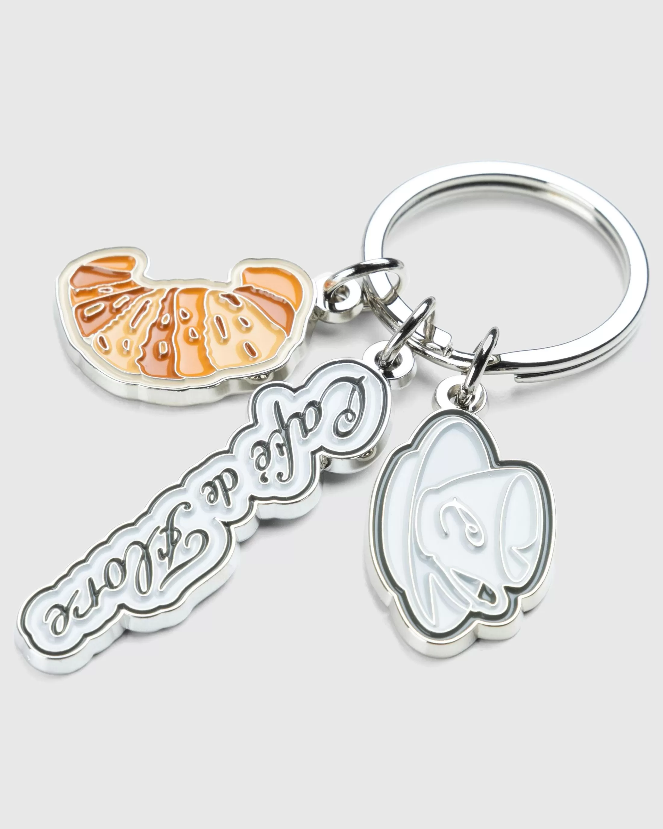 Outlet Café de Flore Not In Paris Keychain silver