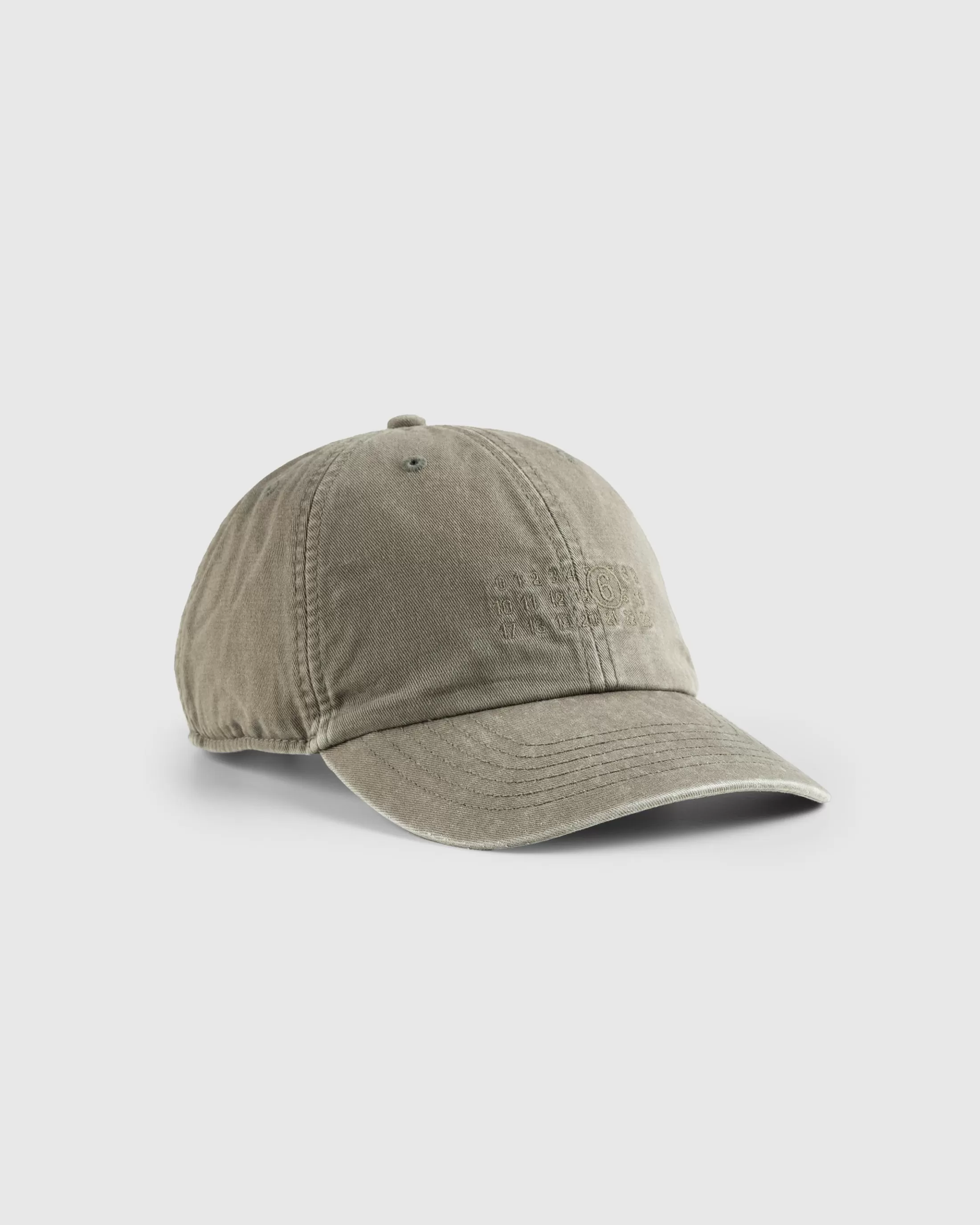 Cheap MM6 Maison Margiela Numbers Hat Bus Green busgreen