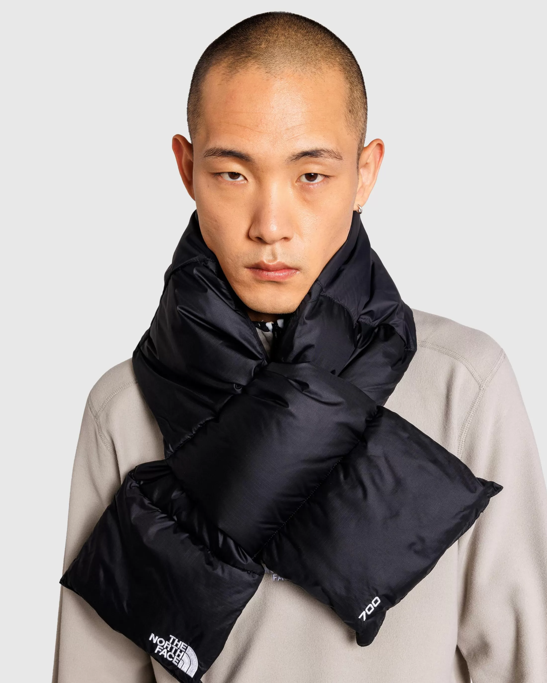 Hot The North Face Nuptse Scarf TNF Black tnfblack/tnfblack