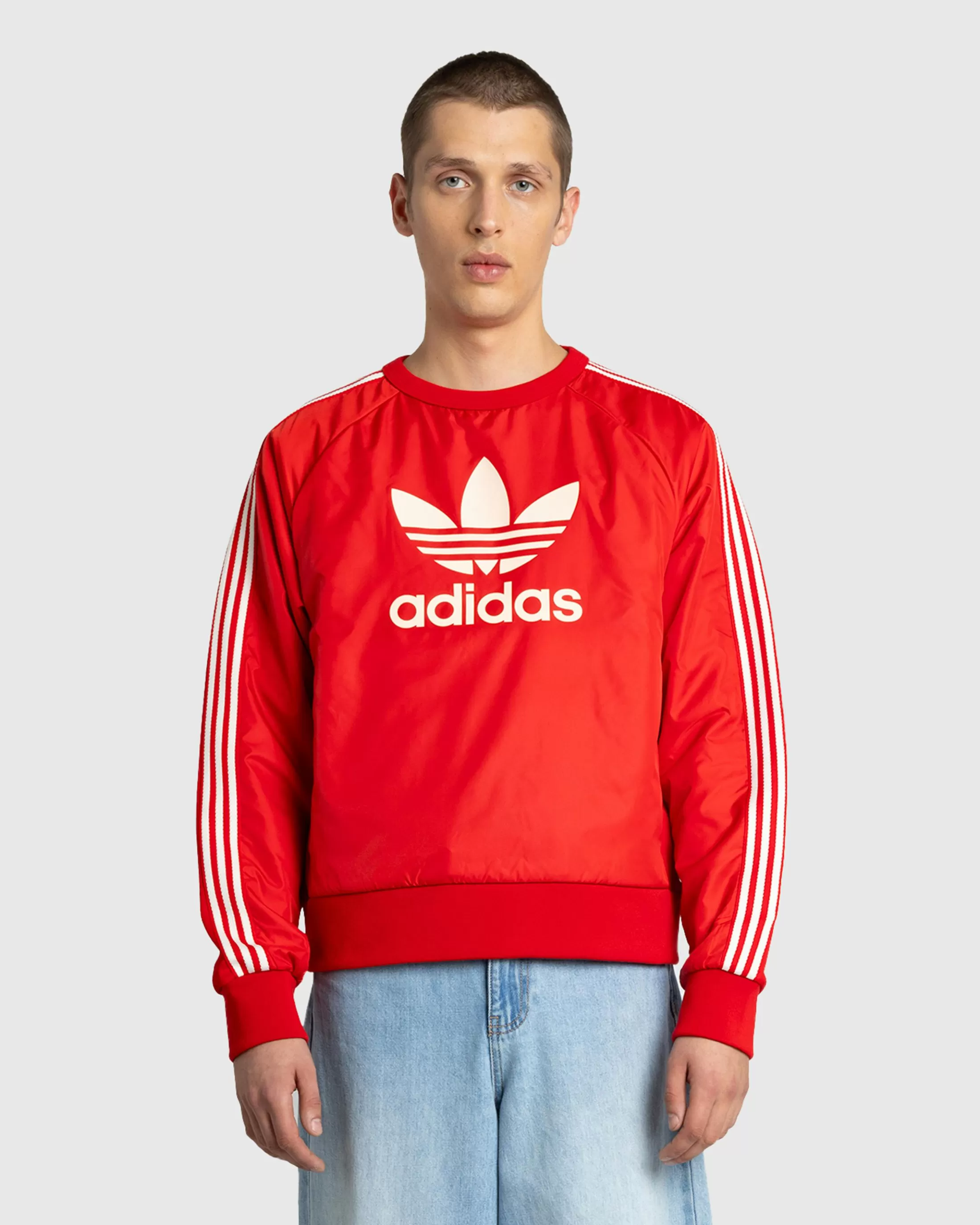 Hot adidas Nylon Crew Red betsca