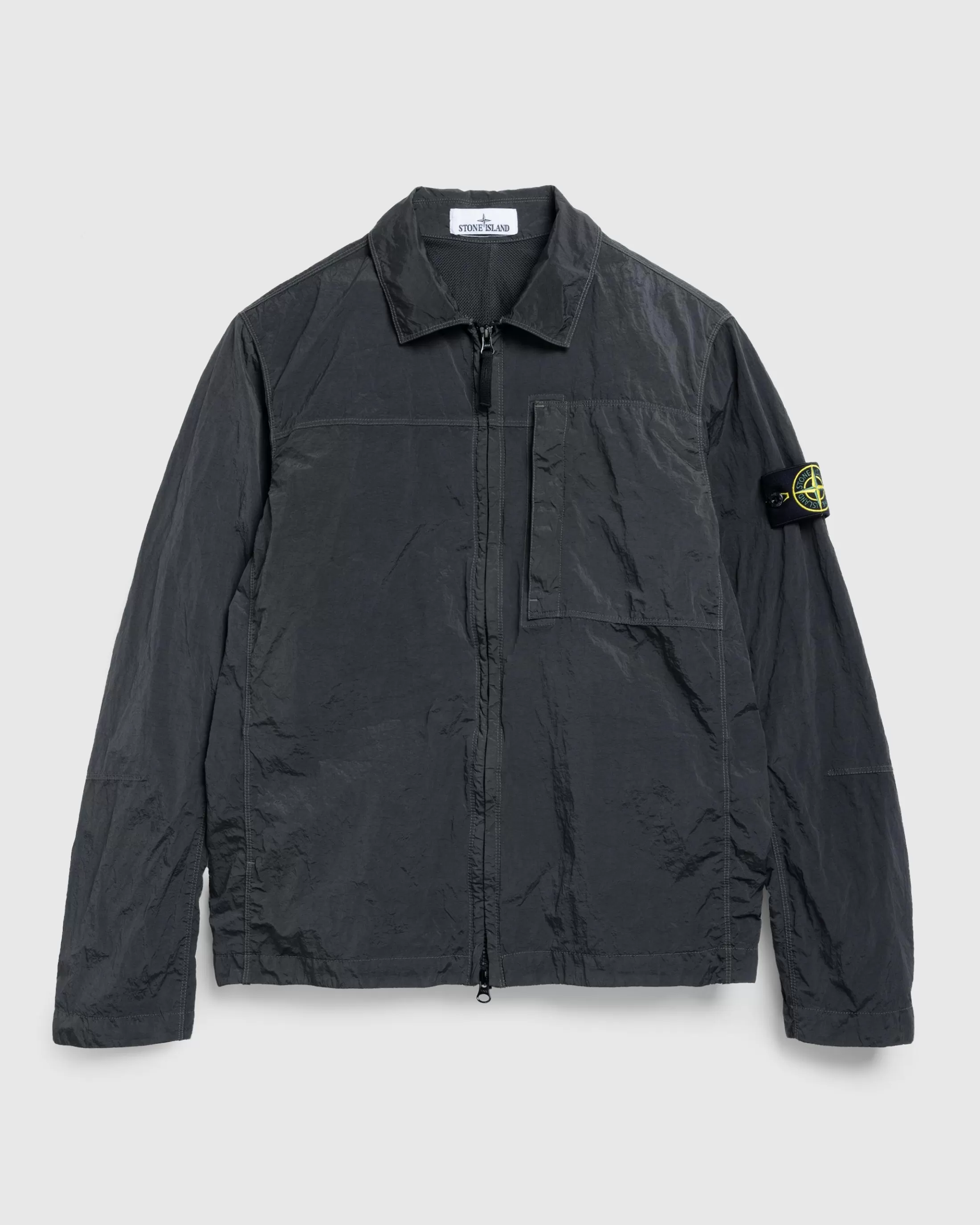 Best Sale Stone Island Nylon Metal Overshirt Lead Grey leadgrey