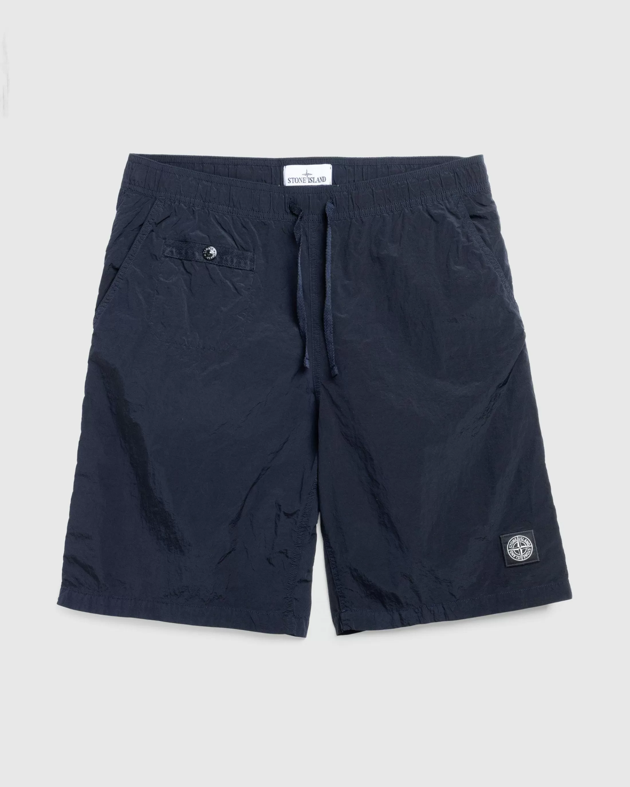 Hot Stone Island Nylon Metal Swim Shorts Navy Blue navyblue