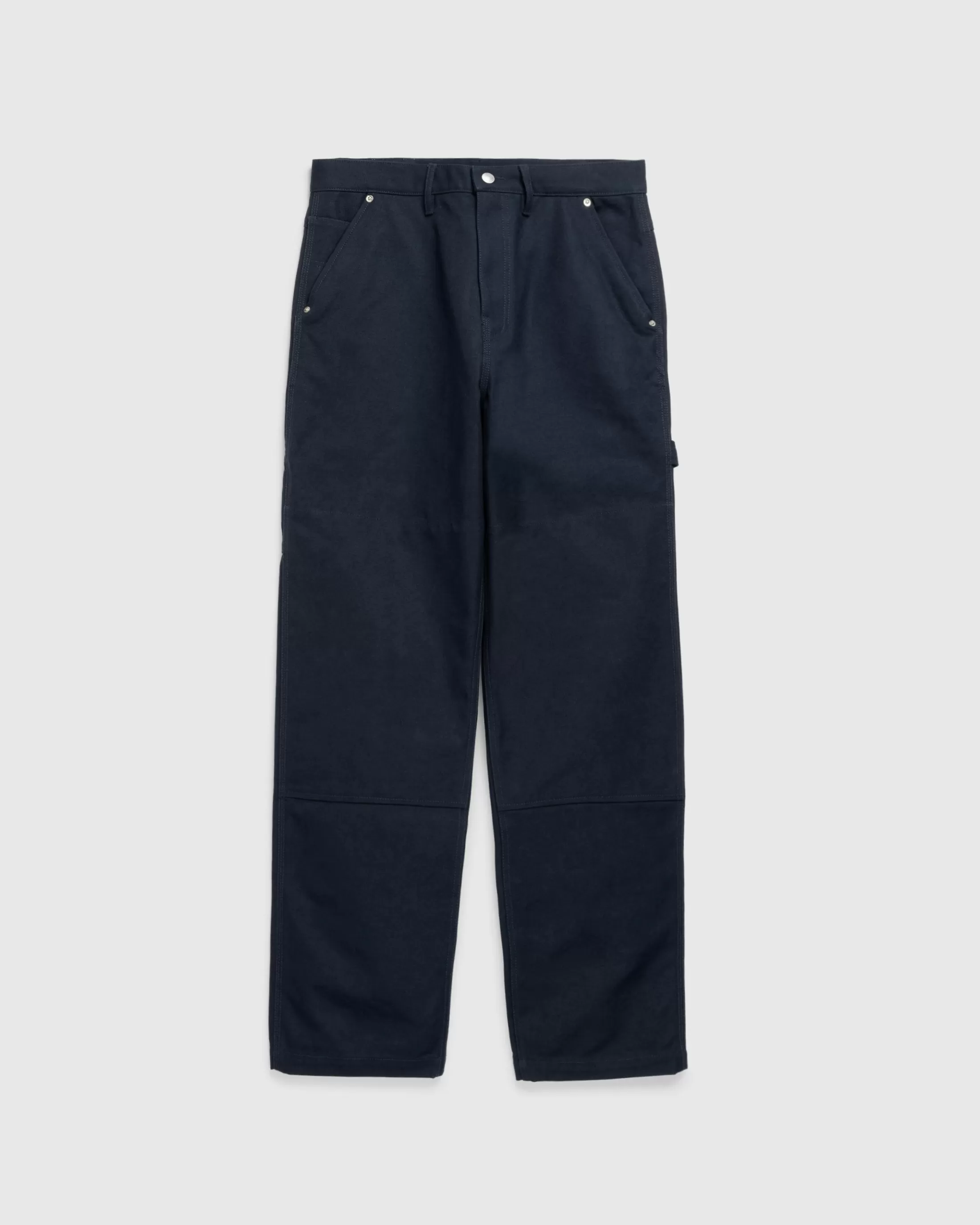 Discount Highsnobiety HS05 Oxford Canvas Carpenter Trousers Navy unavailable