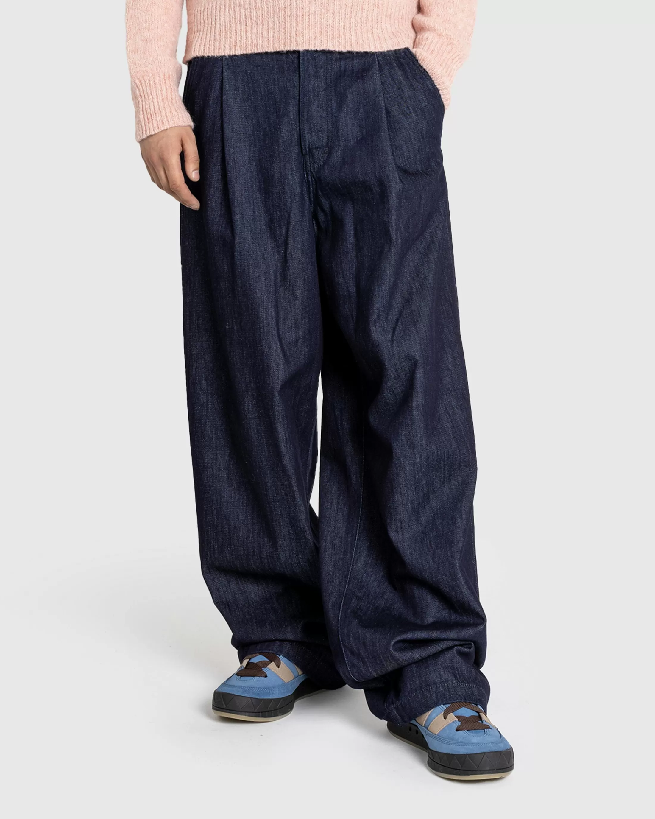 Best Dries van Noten Penning Pleated Jeans indigo