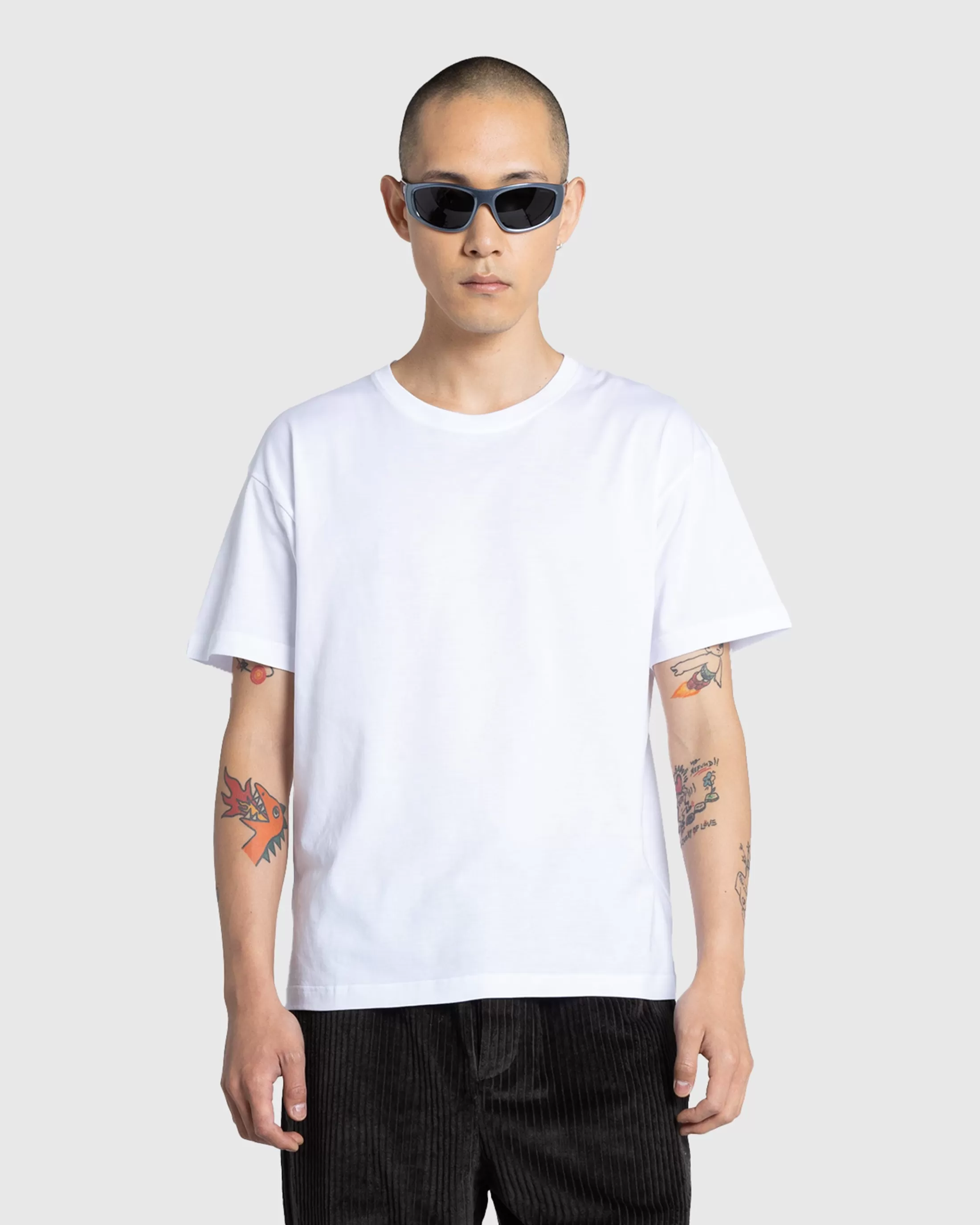 New Meta Campania Collective Peter Jersey Cotton T-Shirt white