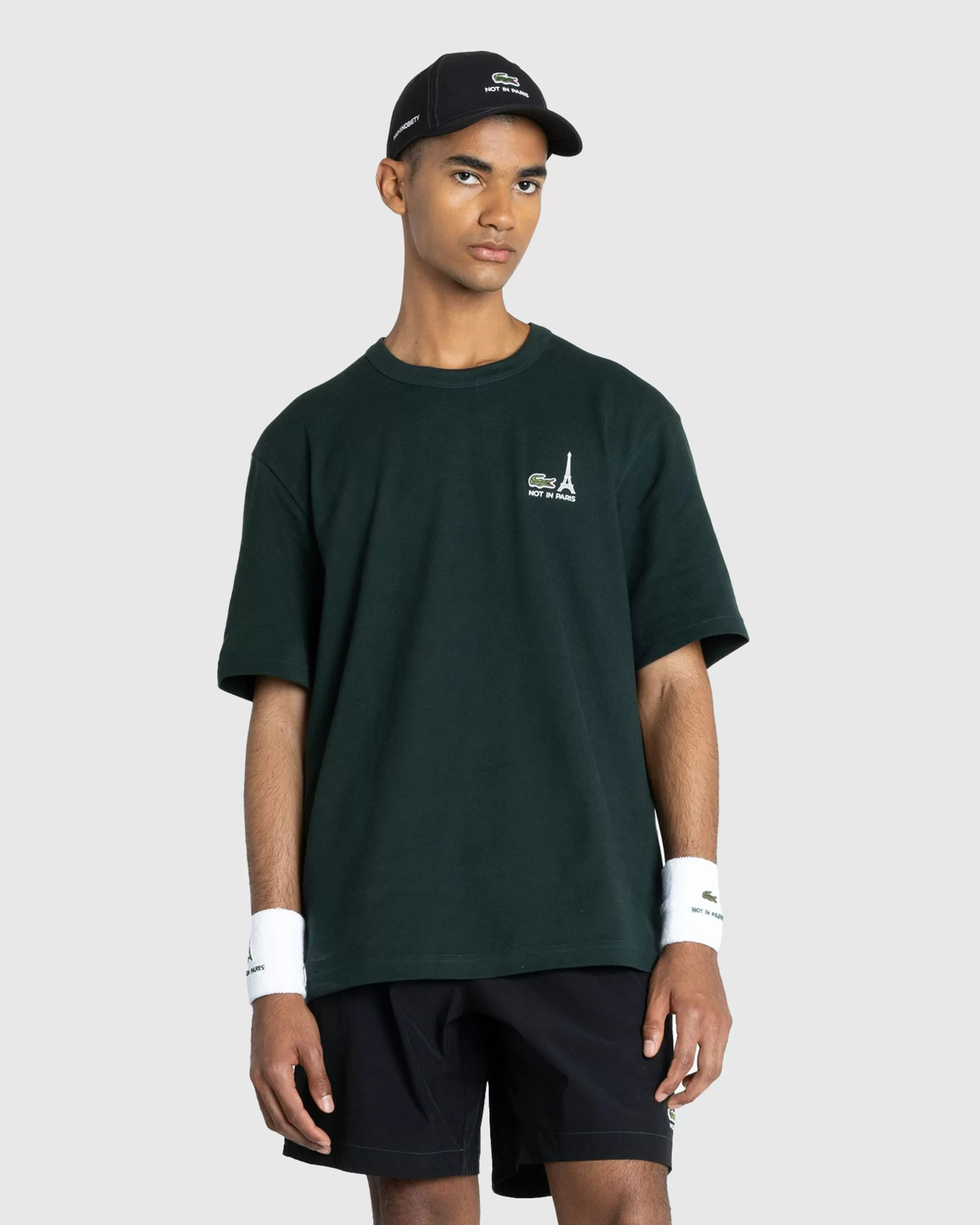 Outlet Lacoste Piqué T-Shirt green