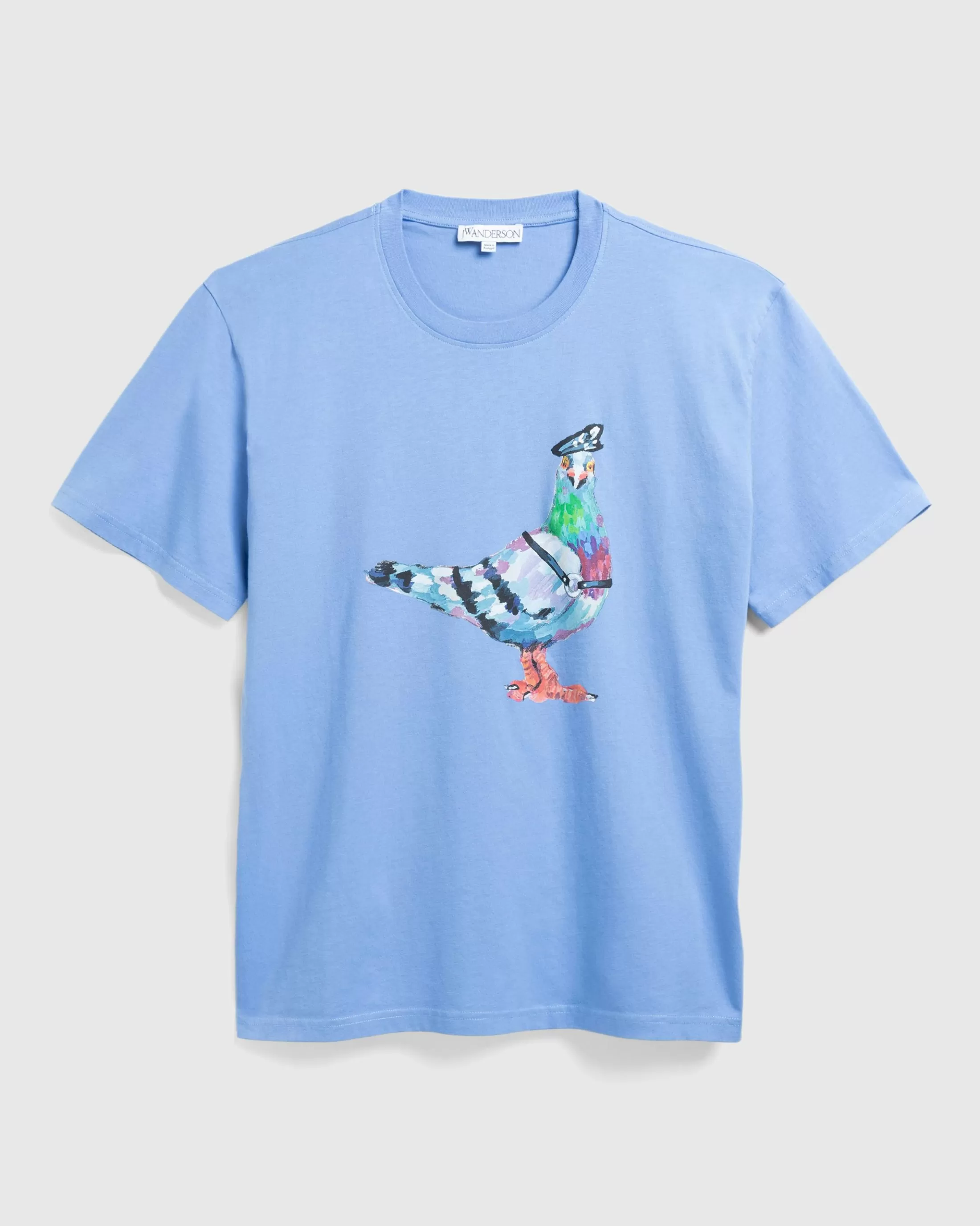 Best Sale J.W. Anderson Pride Pigeon Graphic T-Shirt blue