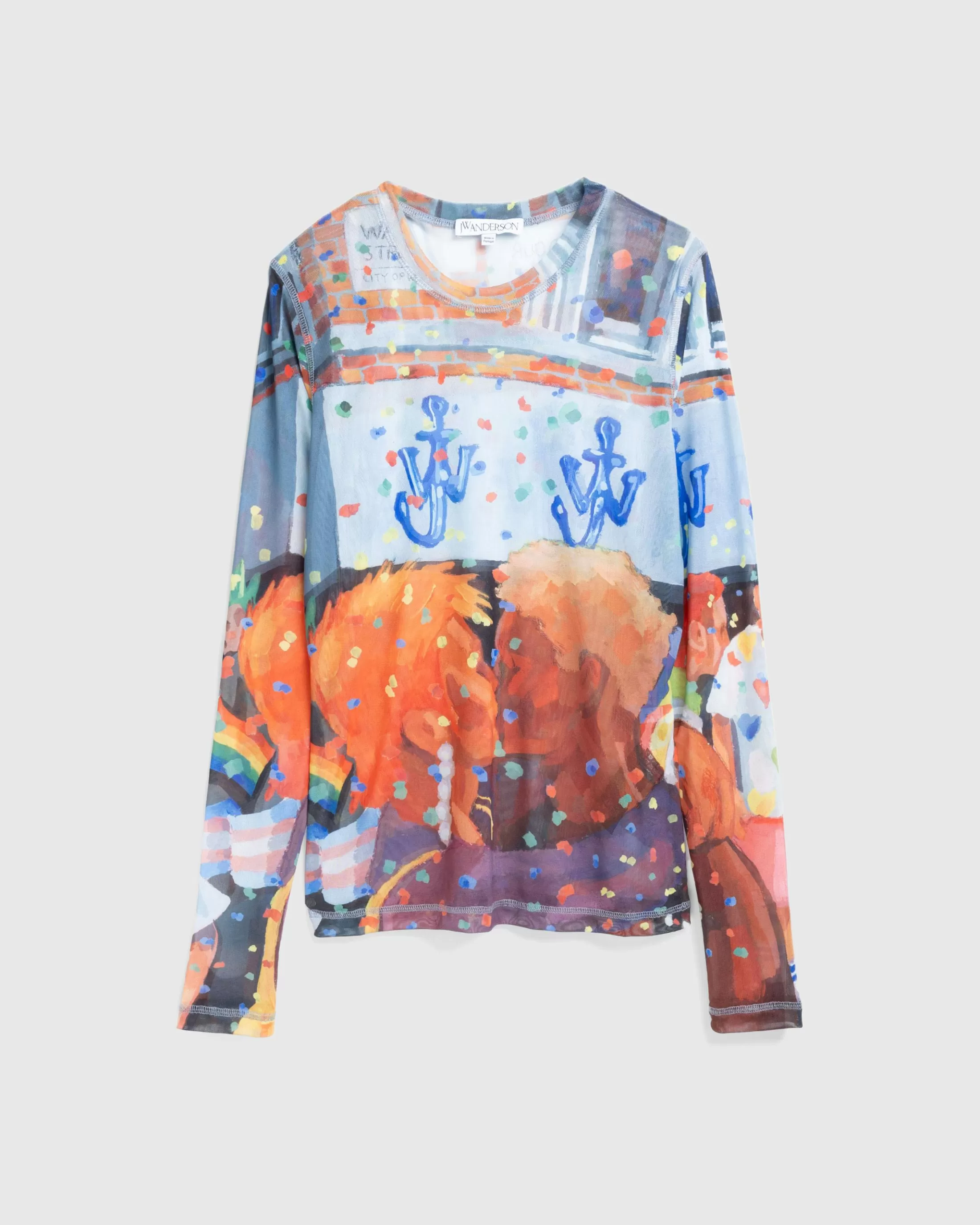 Store J.W. Anderson Pride Sheer Long-sleeve multi