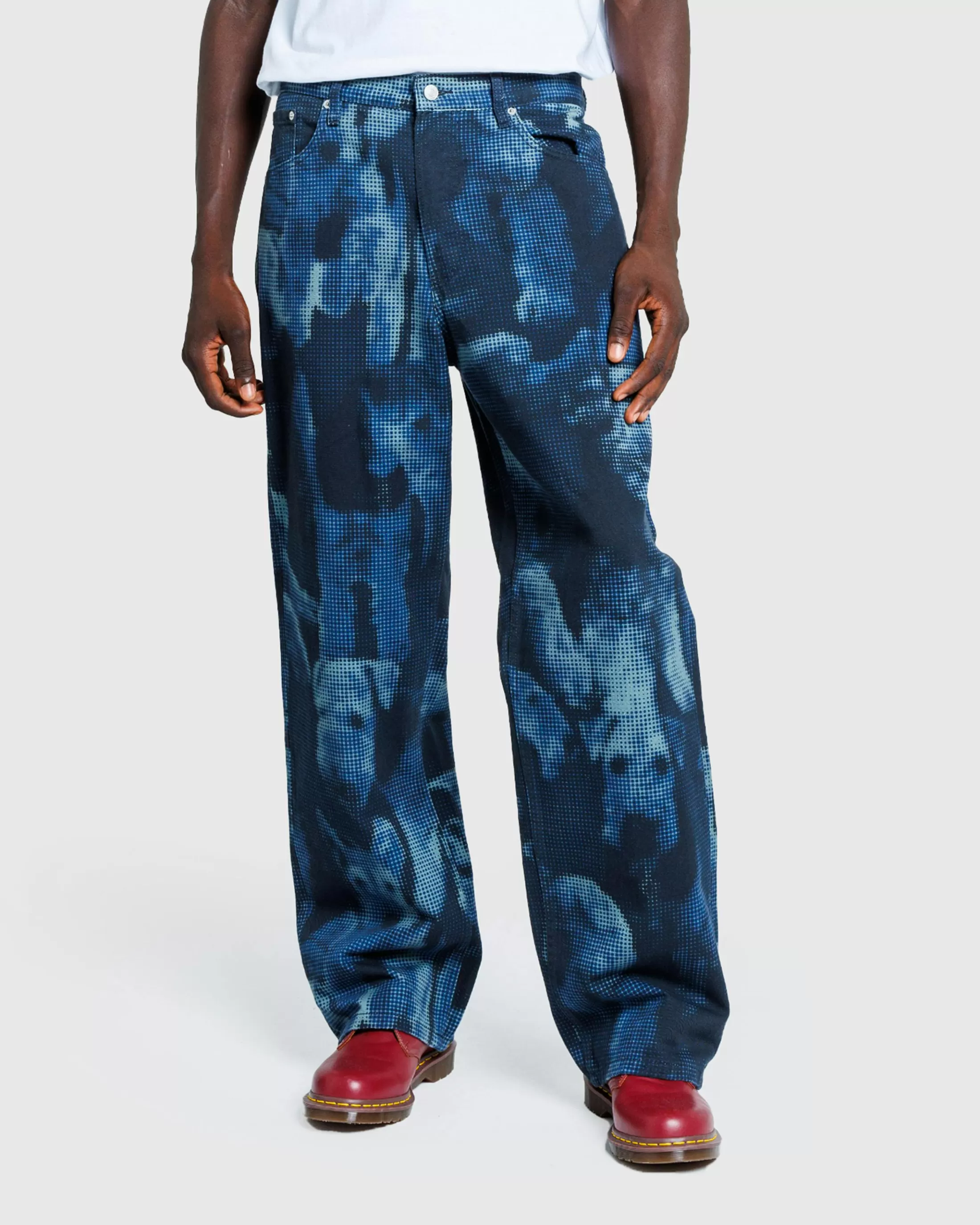 Discount Dries van Noten Printed Jeans navy