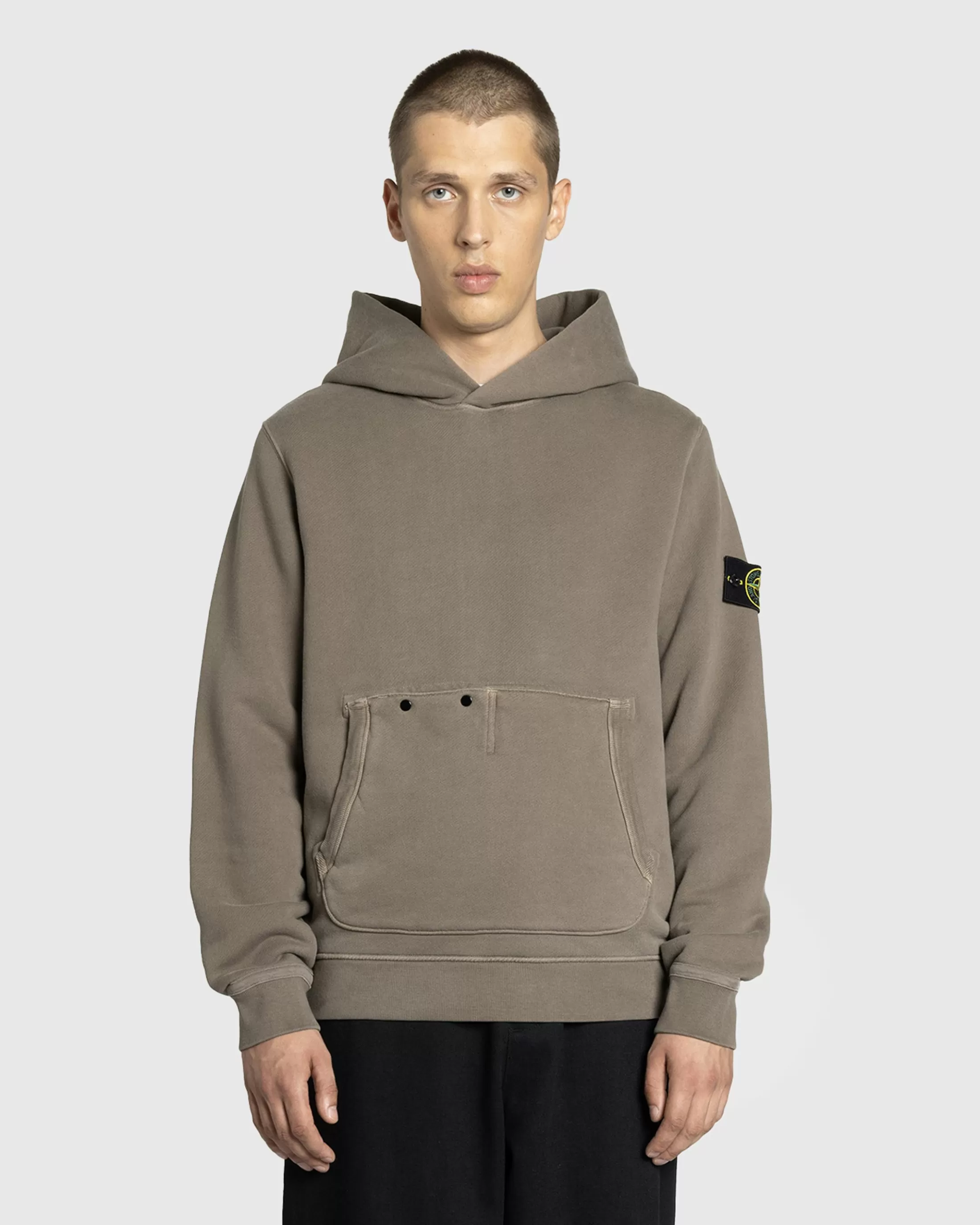 Online Stone Island Pullover Hoodie walnut