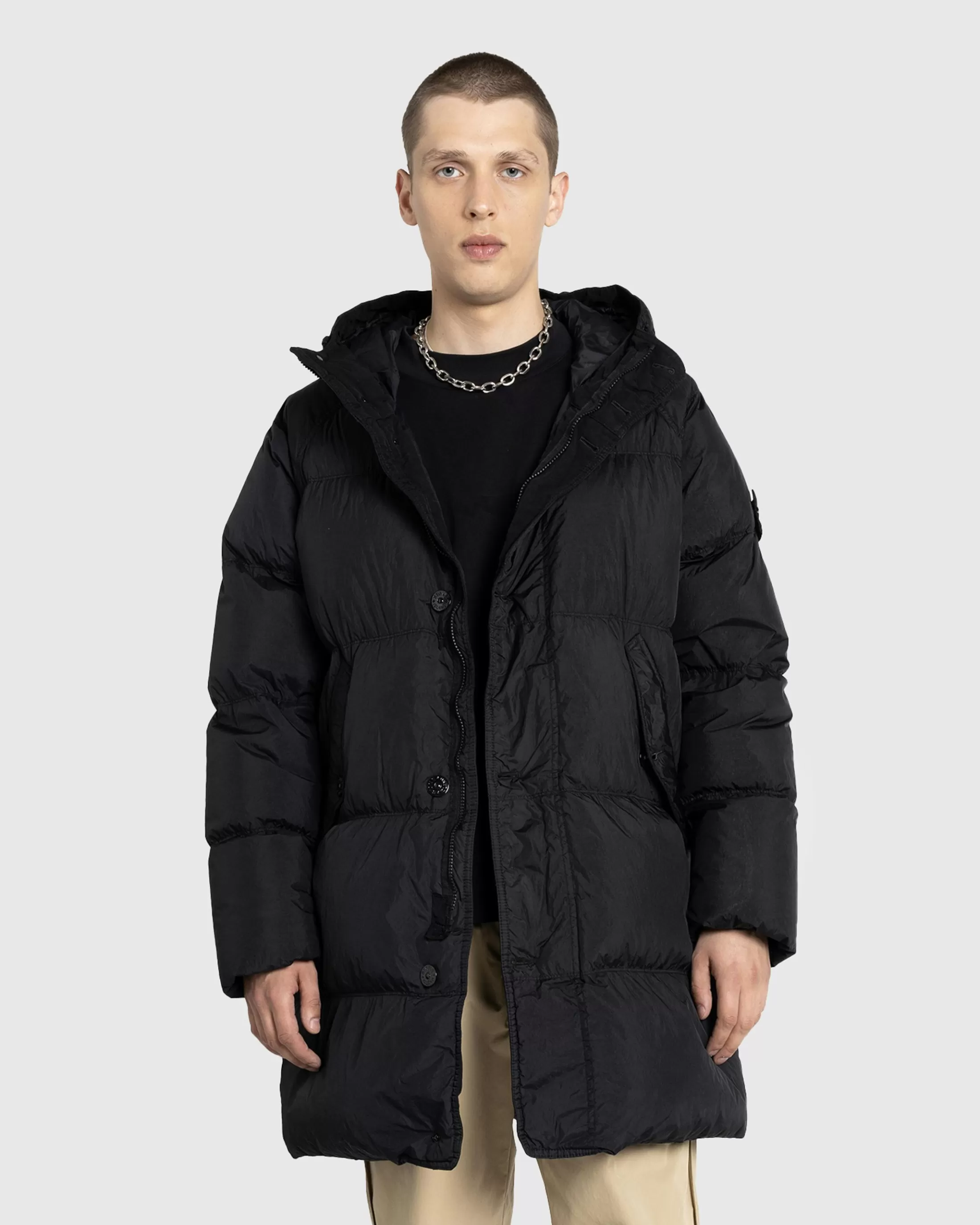 Discount Stone Island Real Down Blouson black