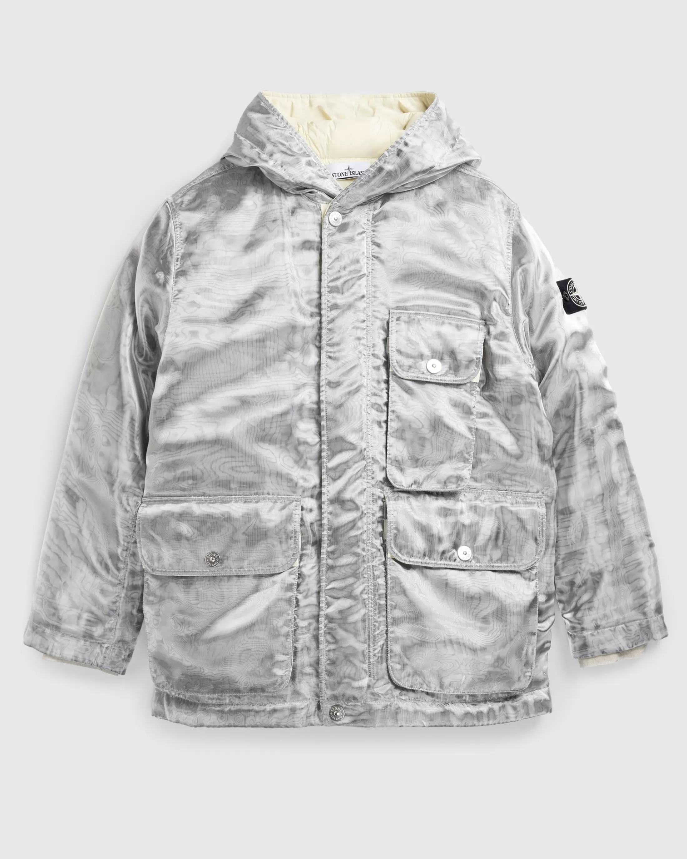 Best Stone Island Real Down Jacket grey