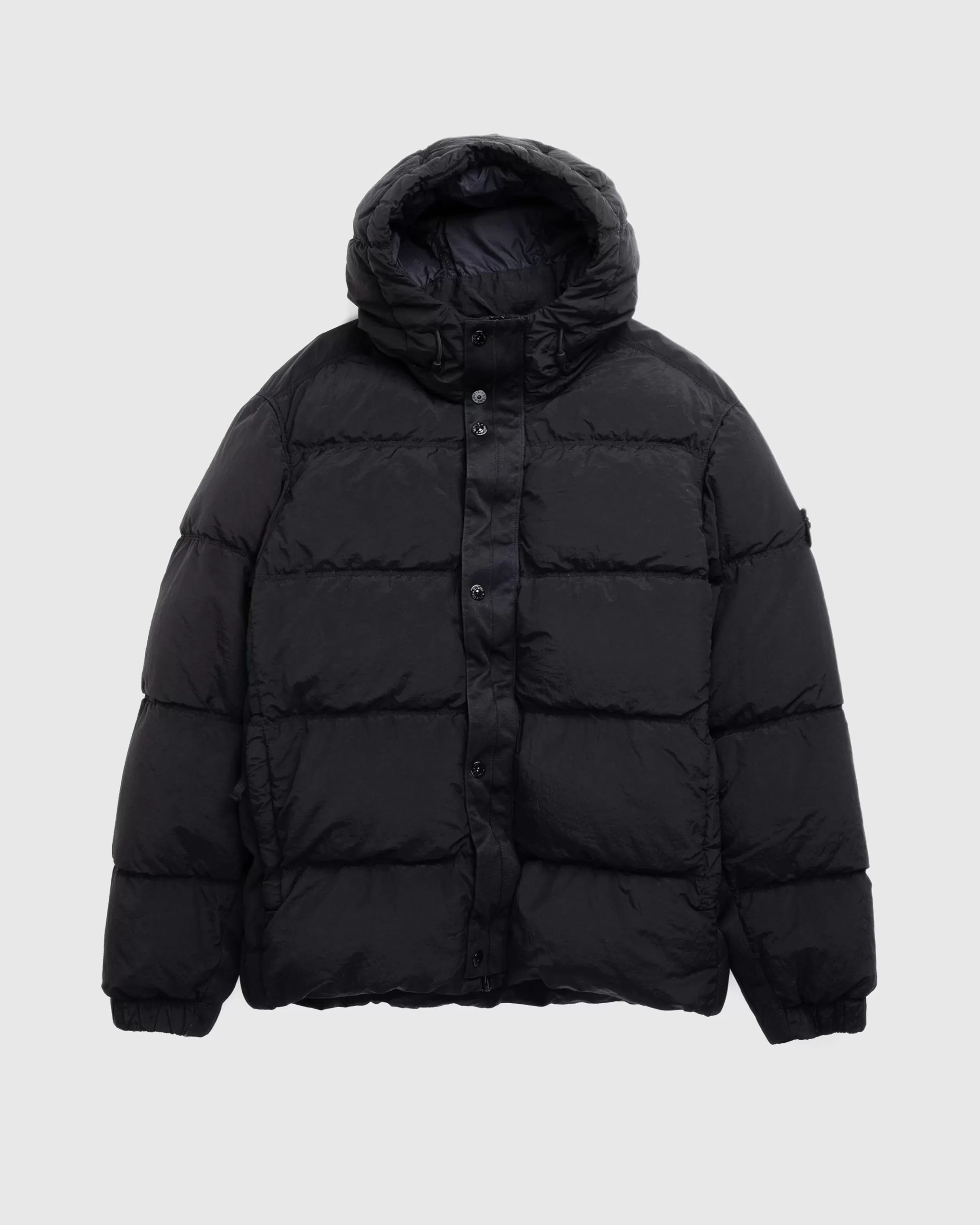 Best Stone Island Real Down Jacket black