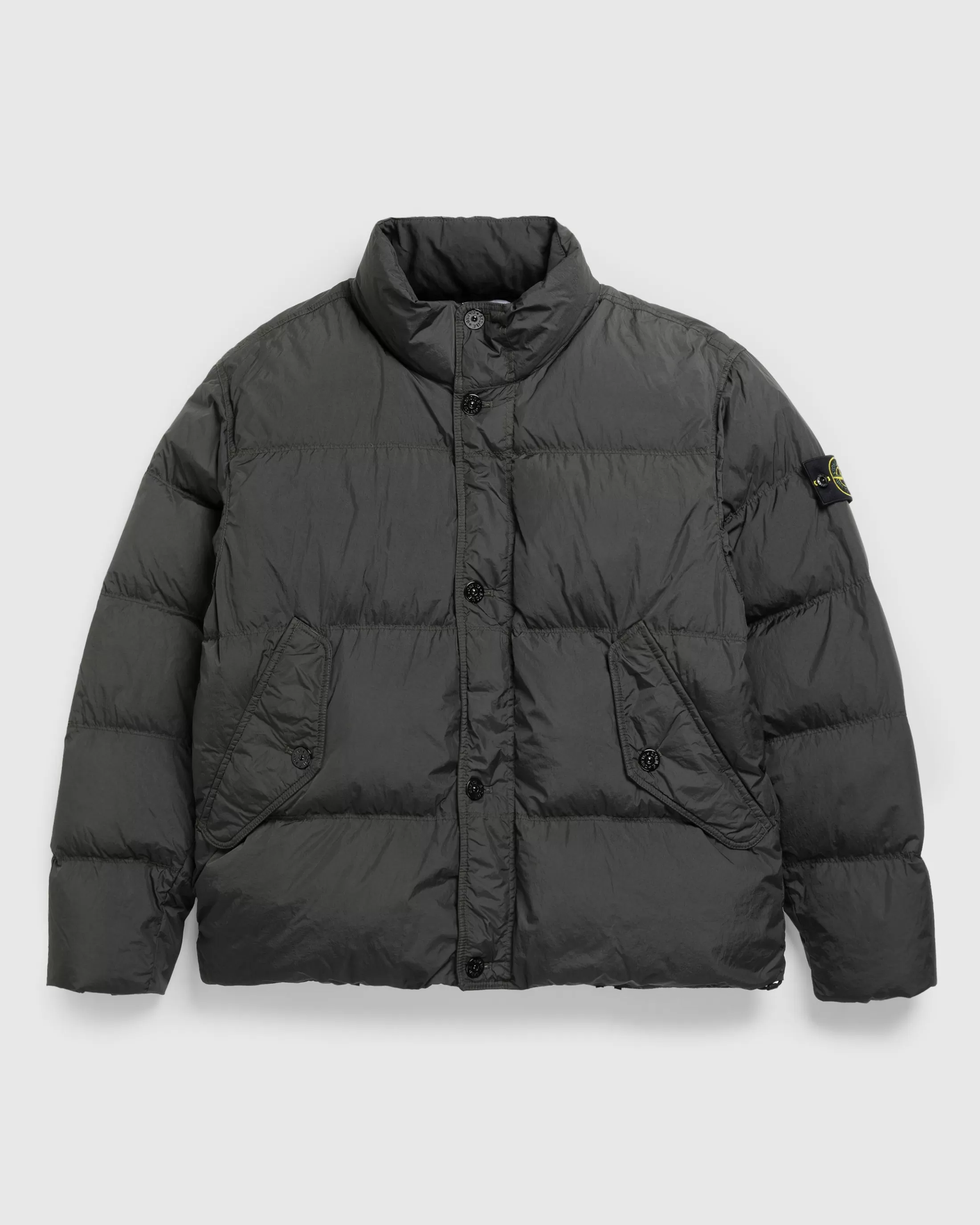 Flash Sale Stone Island Real Down Jacket Lead Grey leadgrey