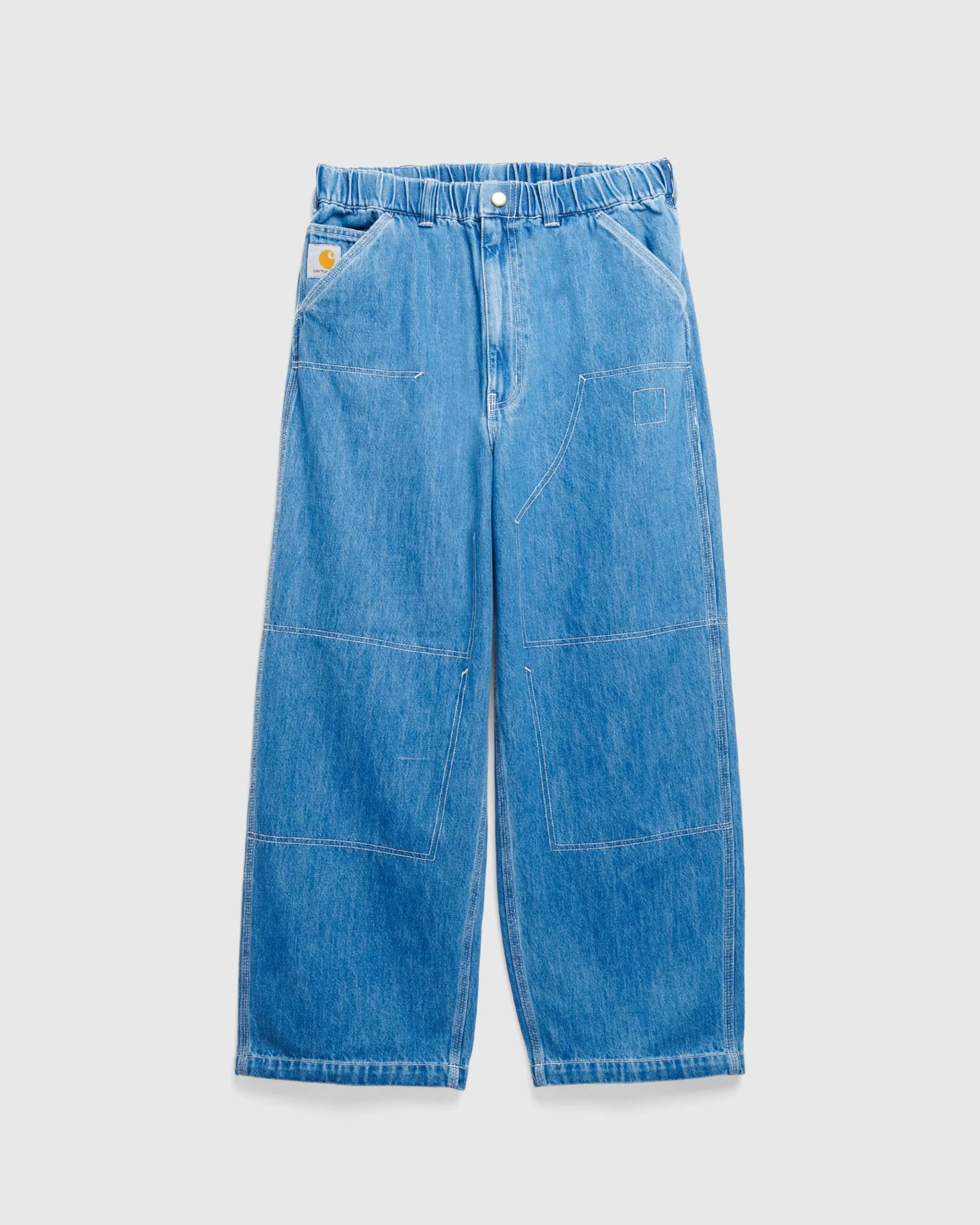 New Carhartt WIP Removed Pocket Double Knee Pant blue