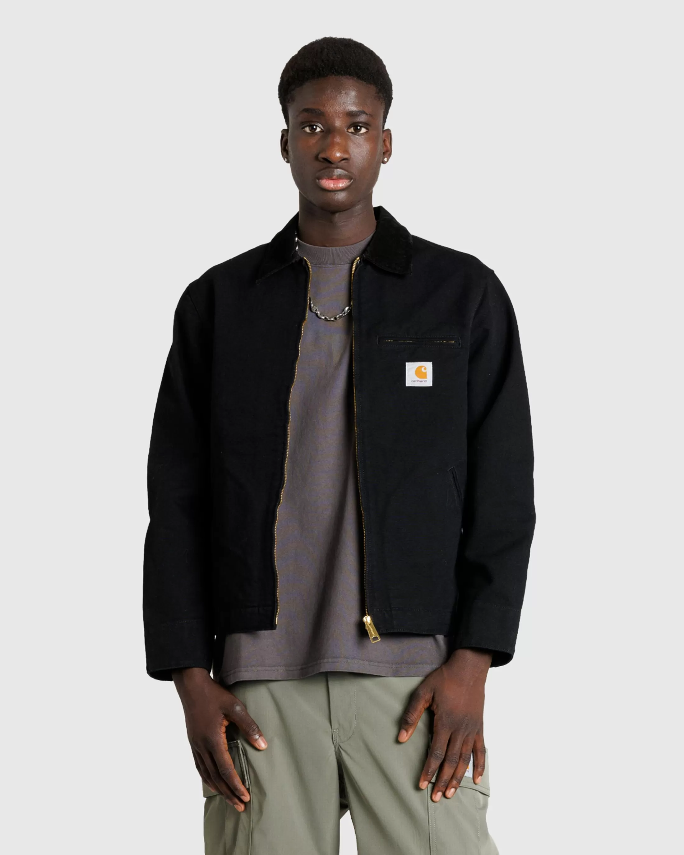 Cheap Carhartt WIP Reversible Detroit Jacket Max black/sage(SoldOut)