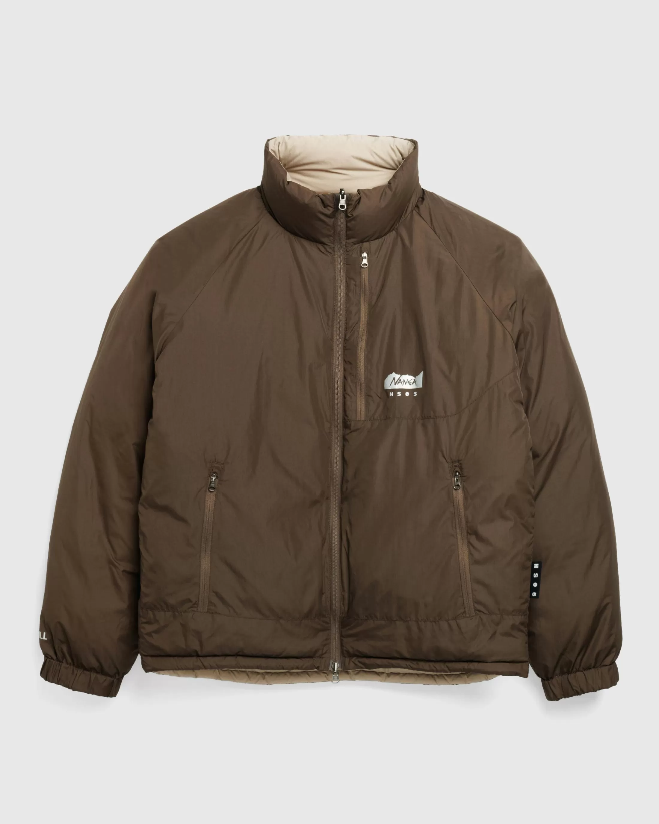 Best Sale NANGA Reversible Down Jacket brown/beige