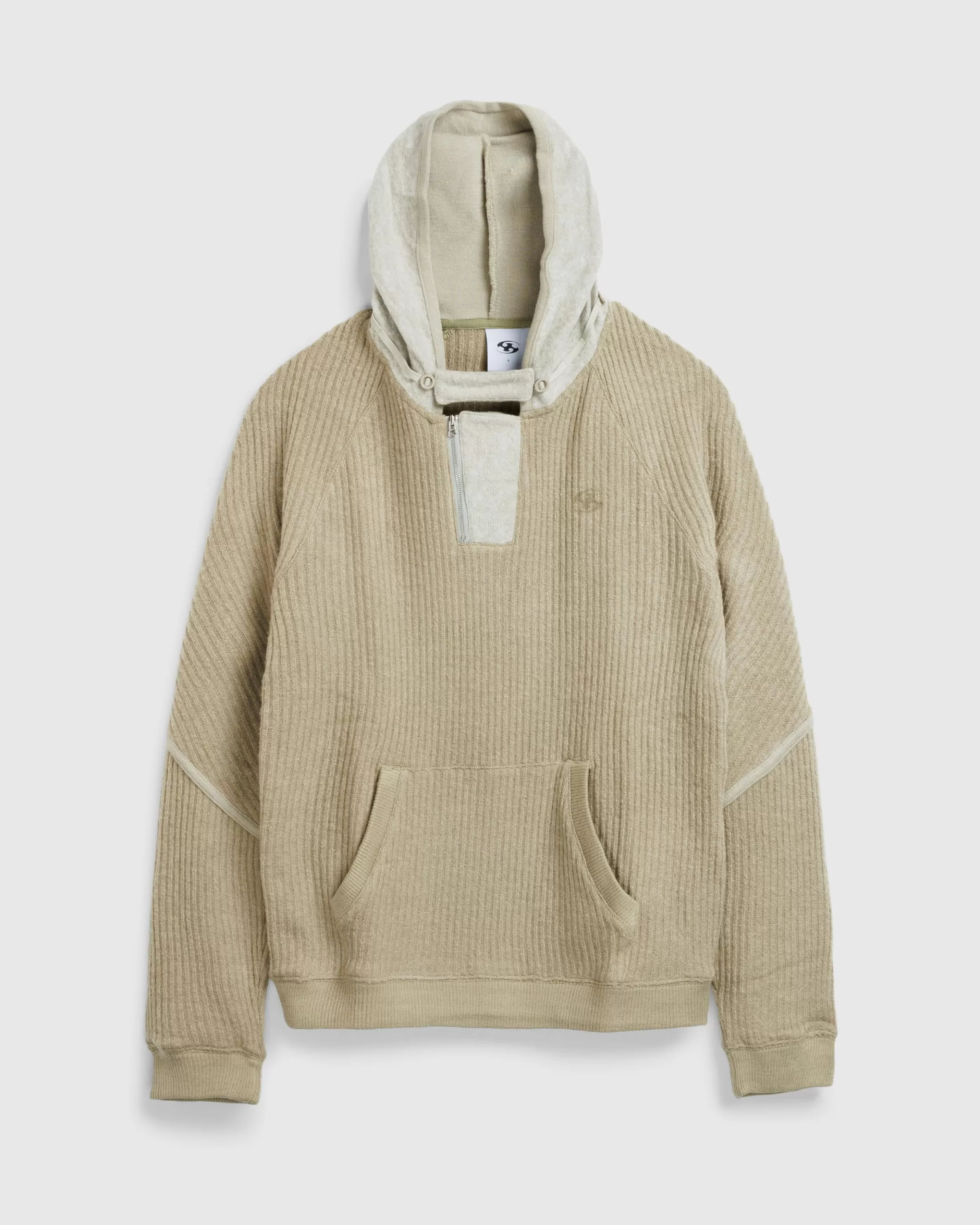 Best Sale San San Gear Ribbed Hoodie Knit khaki