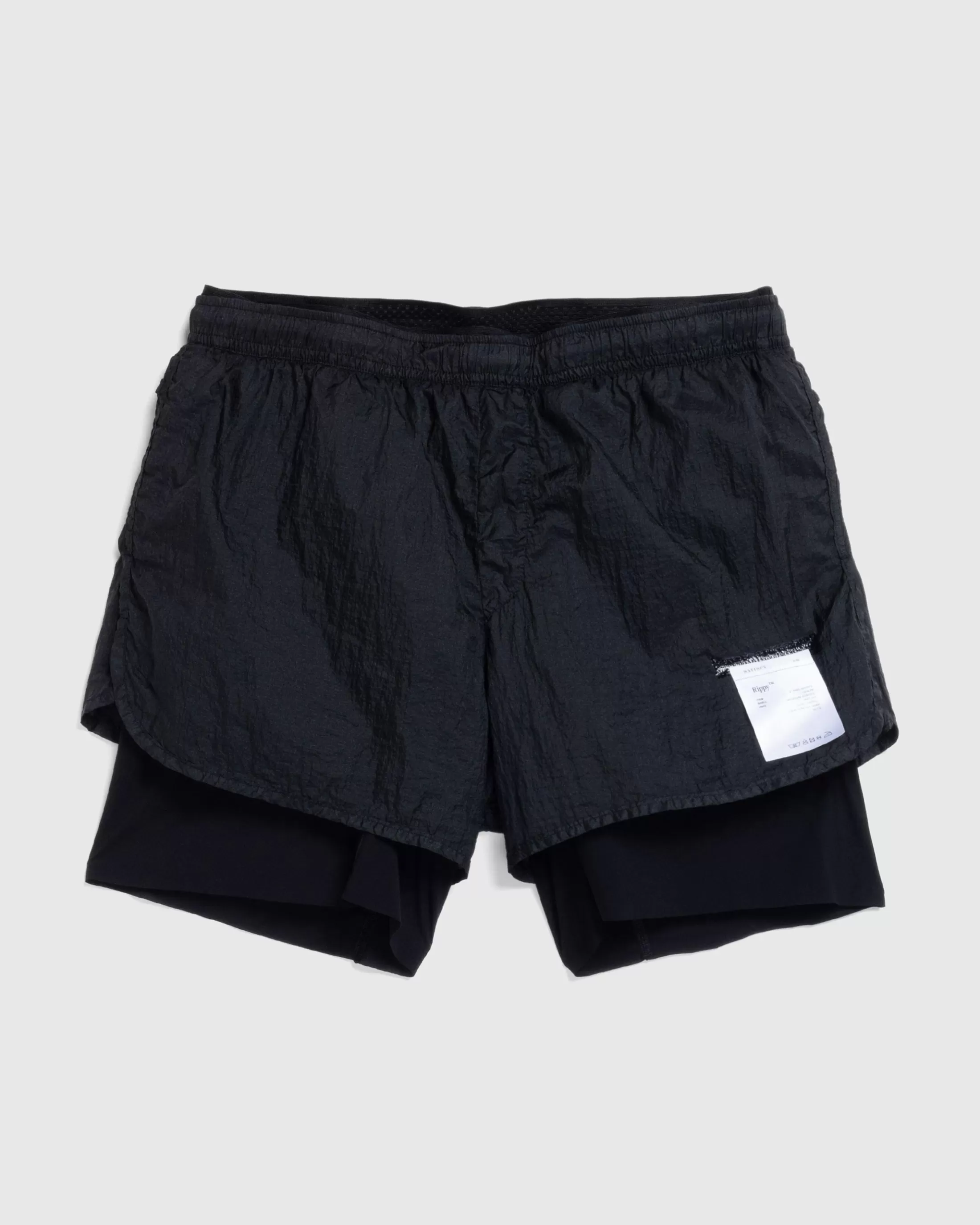 Sale Satisfy Rippy 3" Trail Shorts black