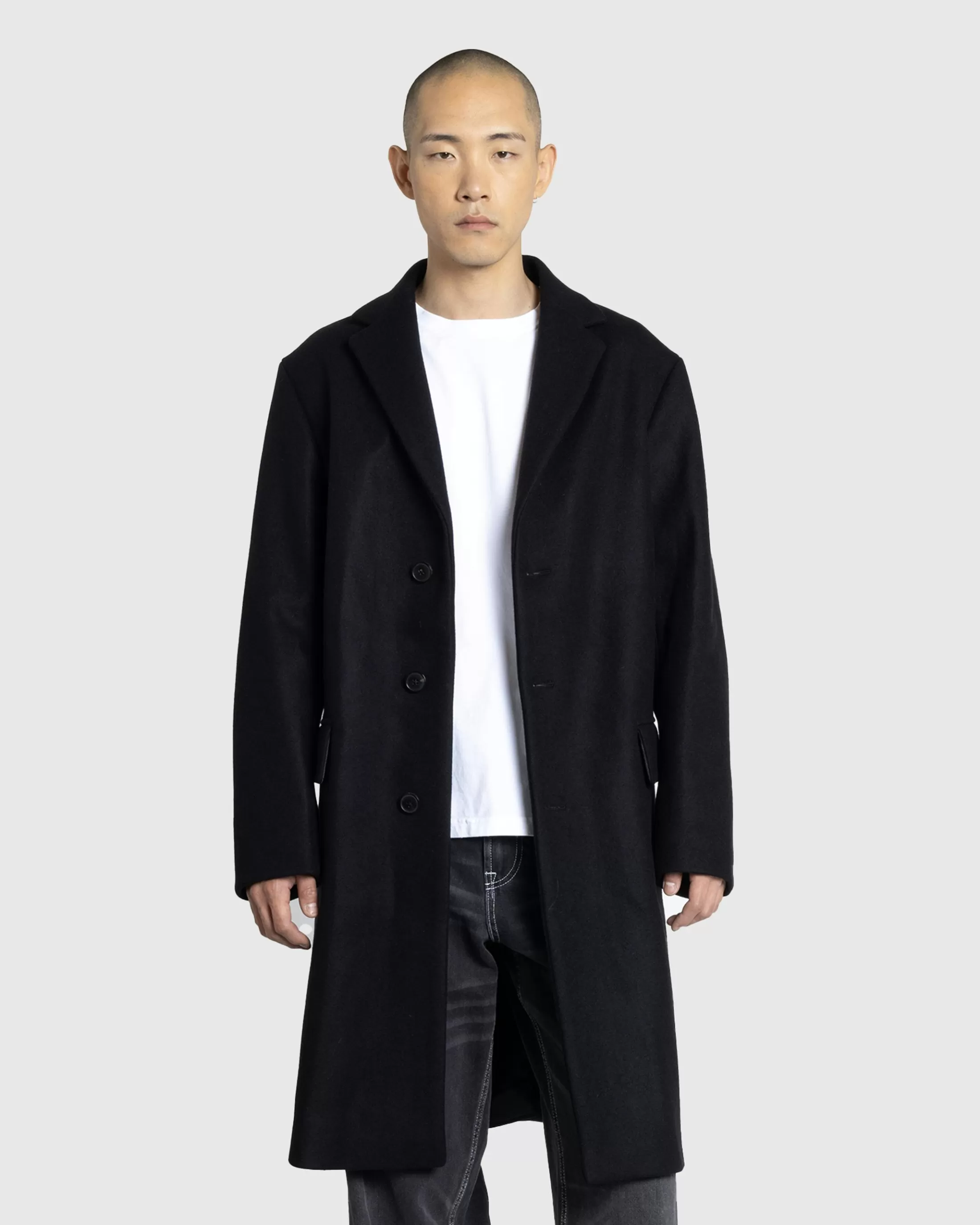 Sale Dries van Noten Rustic Coat black