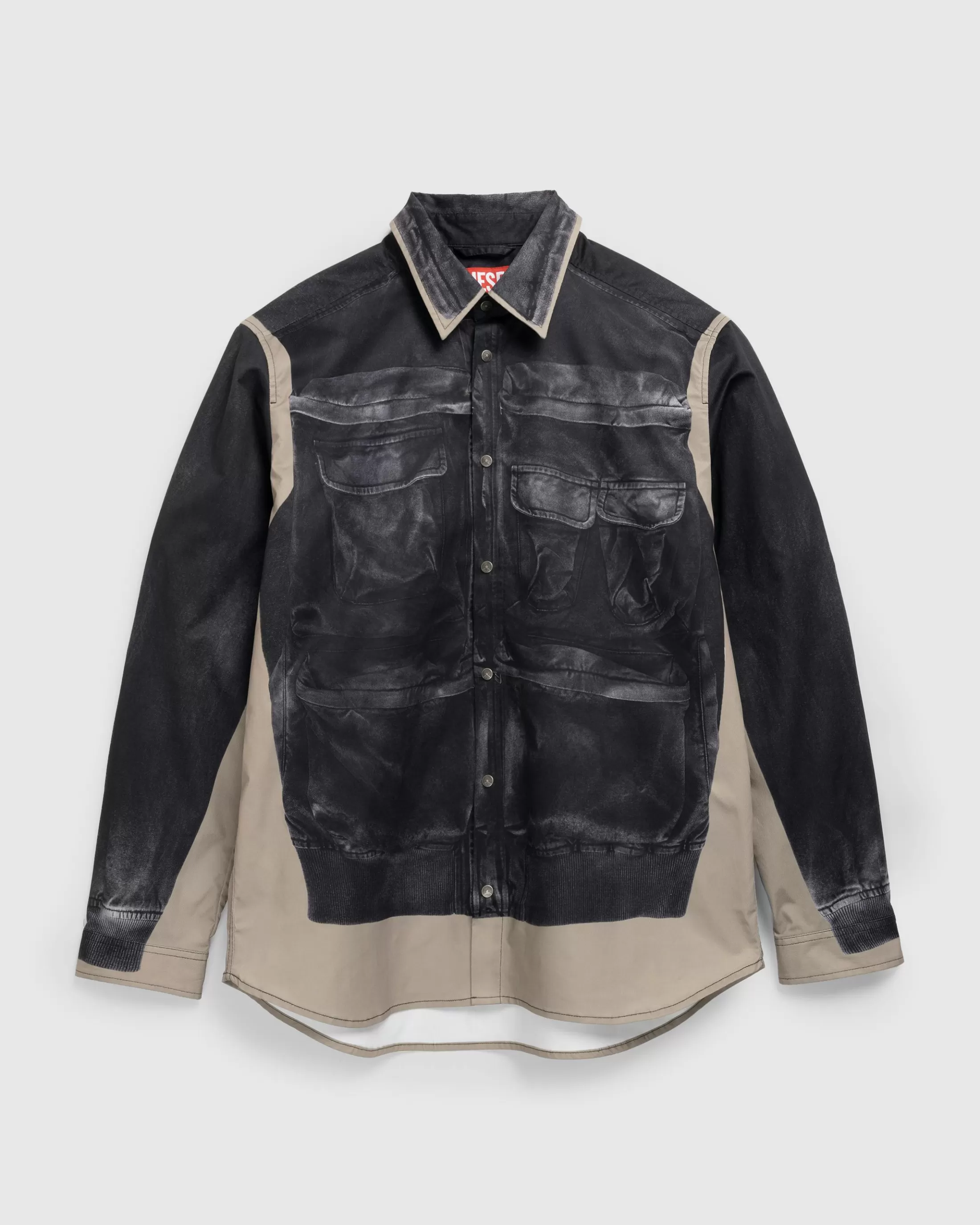 Shop Diesel S-After-A Shirt black