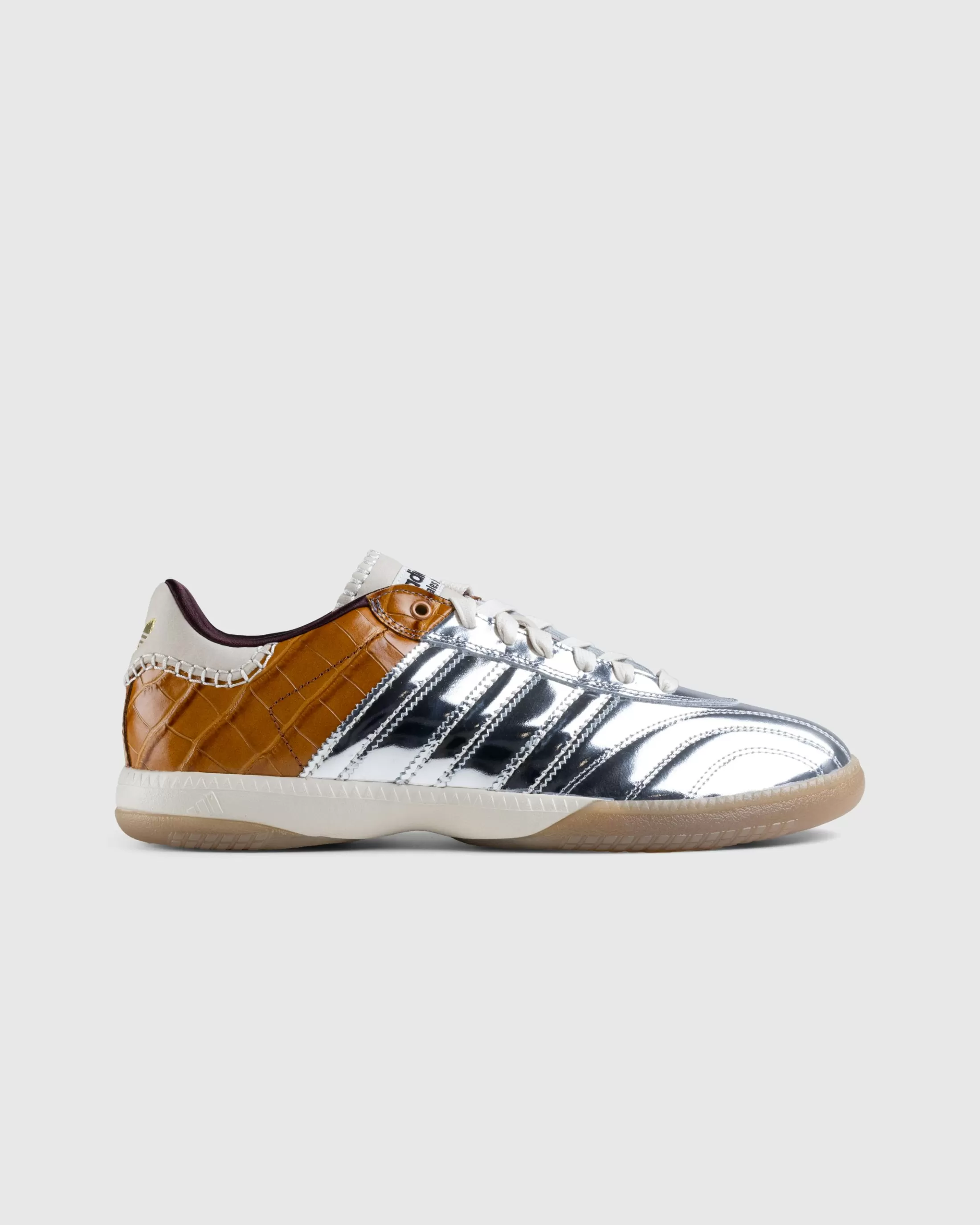 New adidas Samba Metallic Silver/Brown/White silvmt/silvmt/easyel