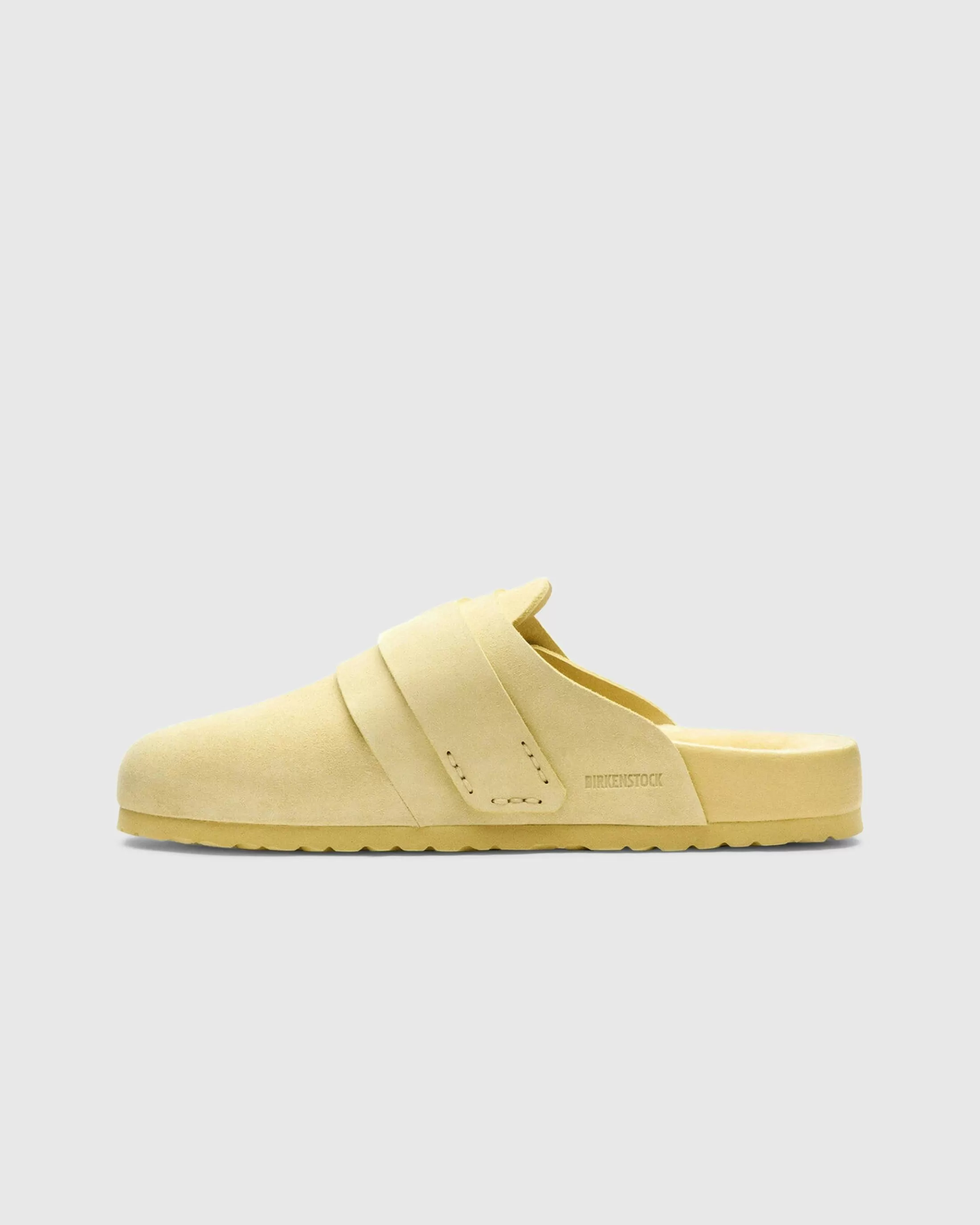 Best Sale Birkenstock Shearling Nagoya /Pale Yellow straw