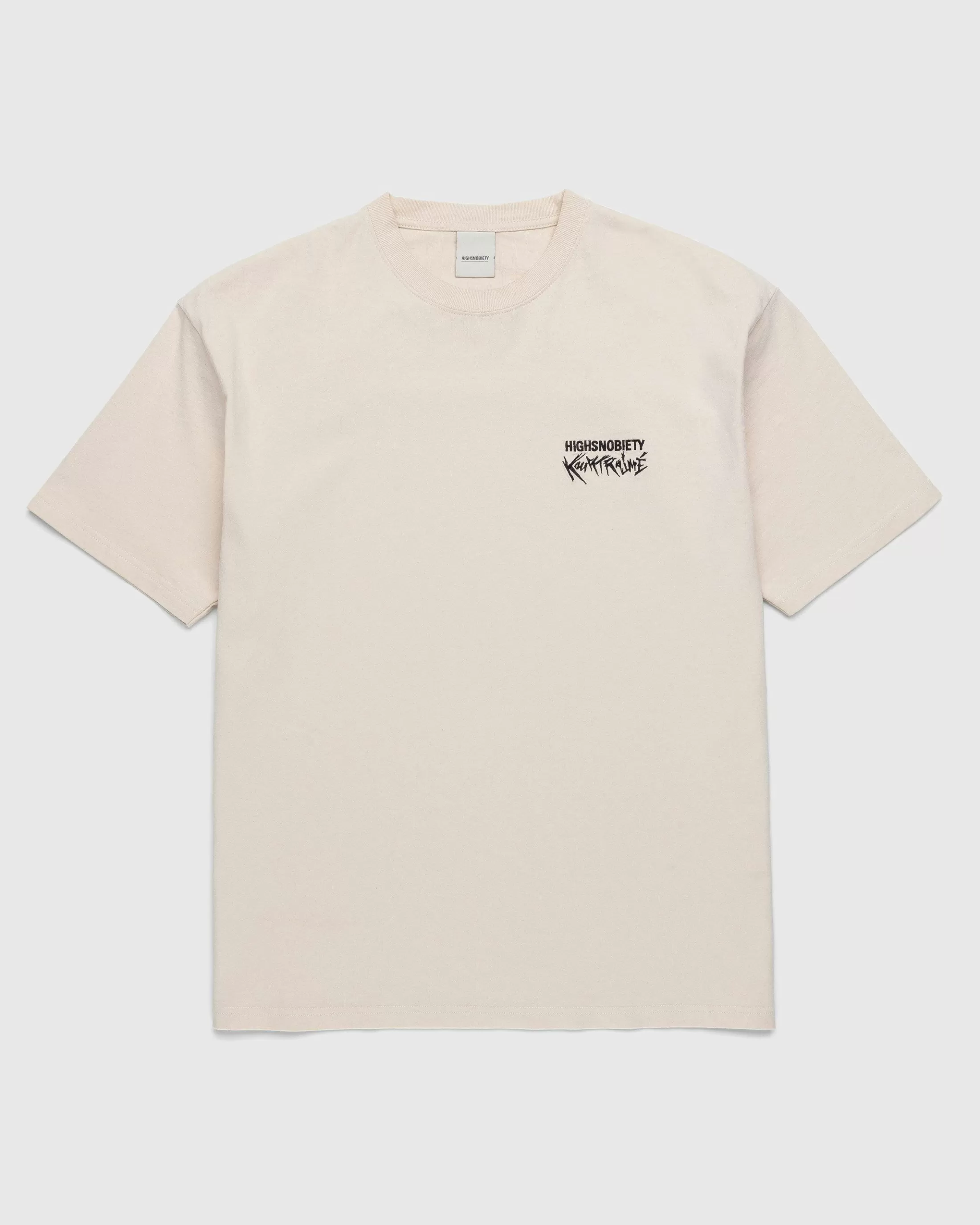 Discount École Kourtrajmé Short Sleeve T-Shirt Eggshell beige