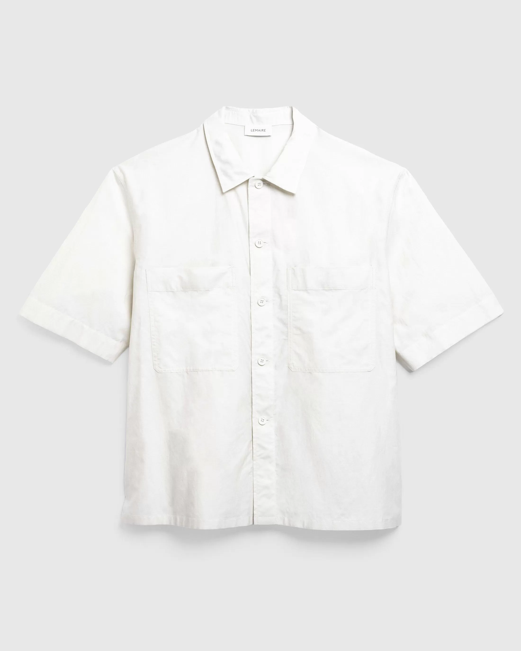 Outlet Lemaire Short-Sleeve Pyjama Shirt Pale Mastic palemastic