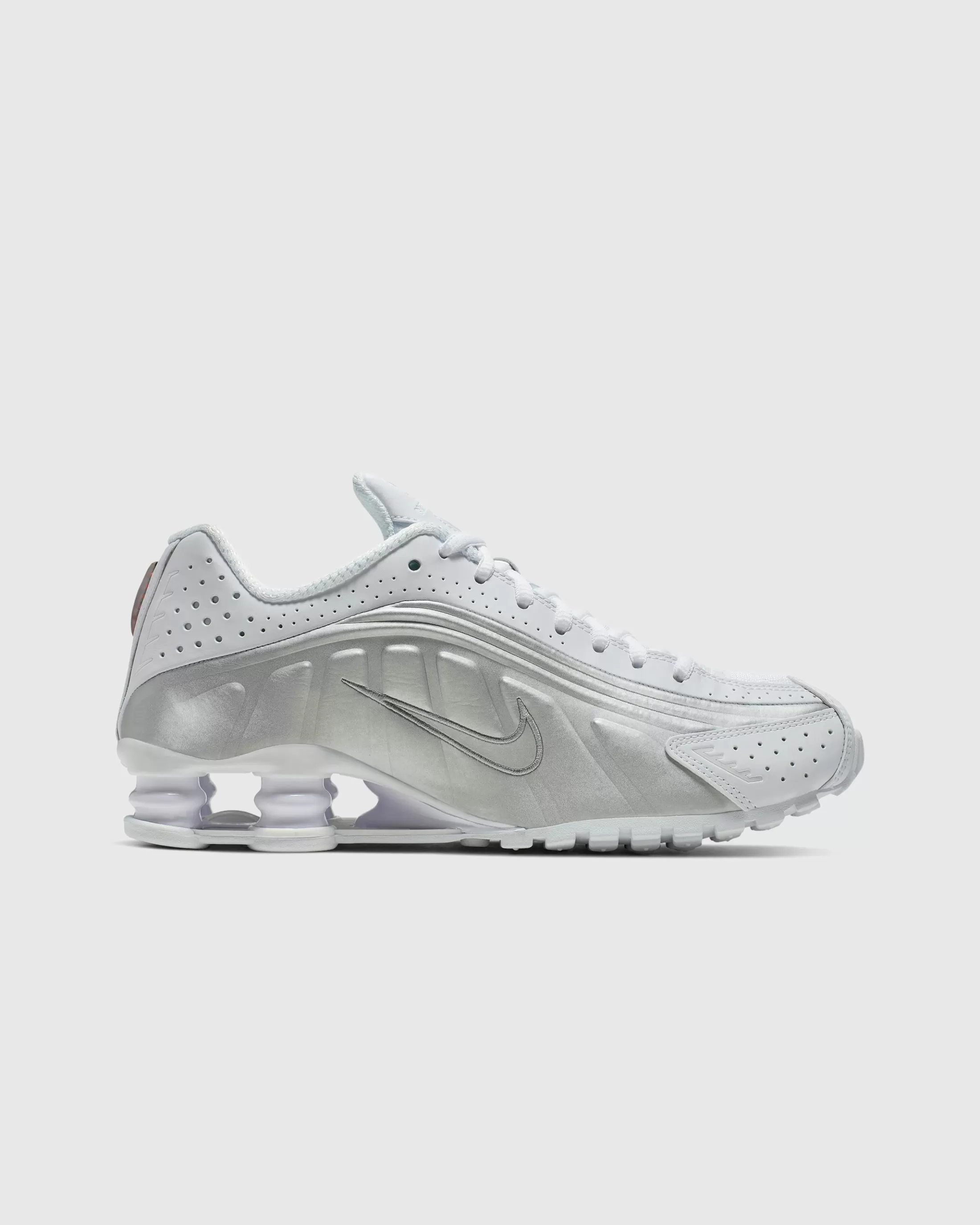 Cheap Nike Shox R4 White/White-Metallic Silver-Max Orange white/white-metallicsilver-maxorange