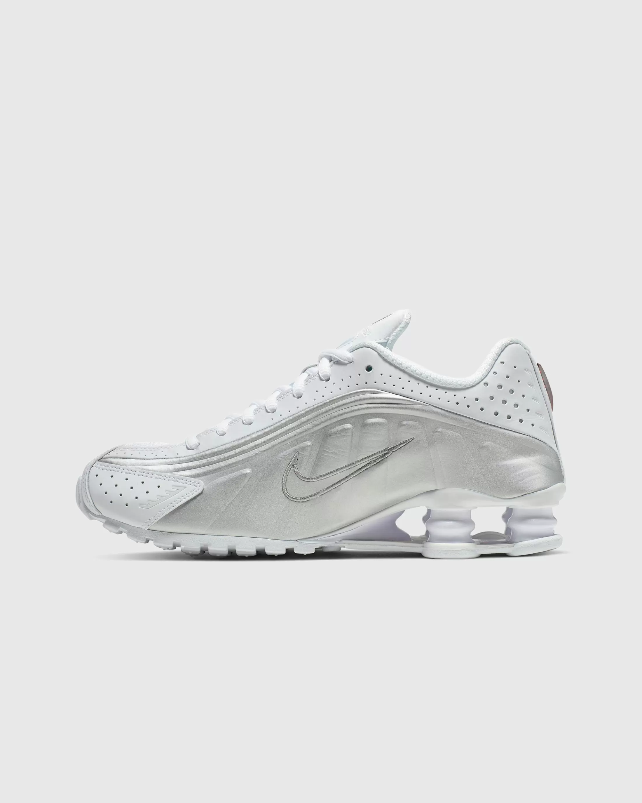 Cheap Nike Shox R4 White/White-Metallic Silver-Max Orange white/white-metallicsilver-maxorange