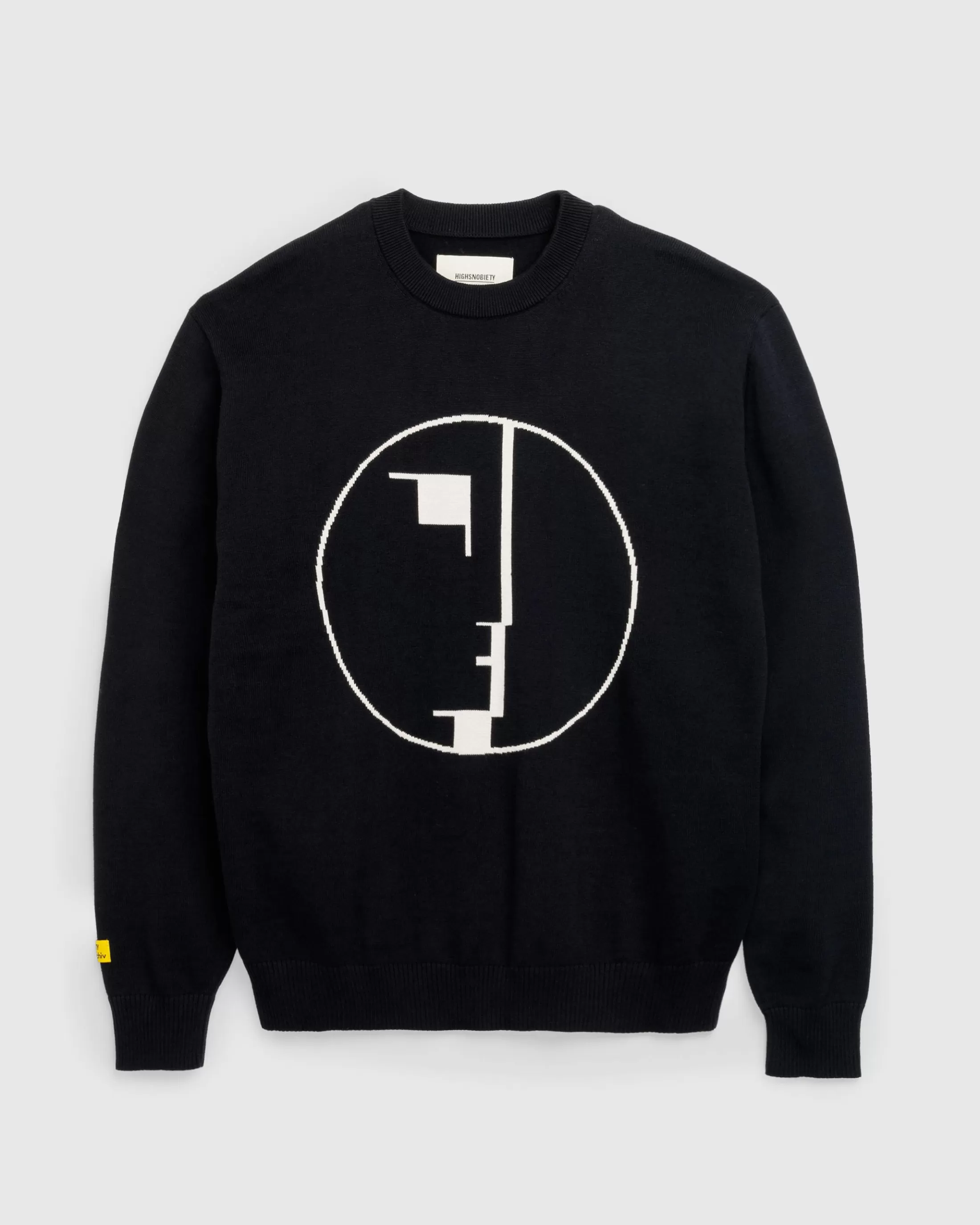 Fashion Highsnobiety Signet Knit Sweater black