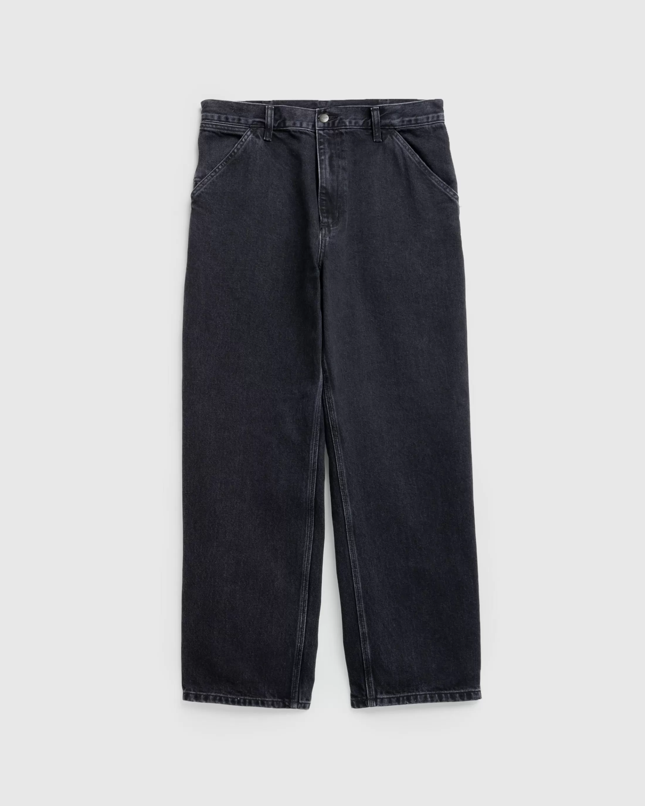 Fashion Carhartt WIP Single Knee Pant Black/Stone Washed black/stonewashed