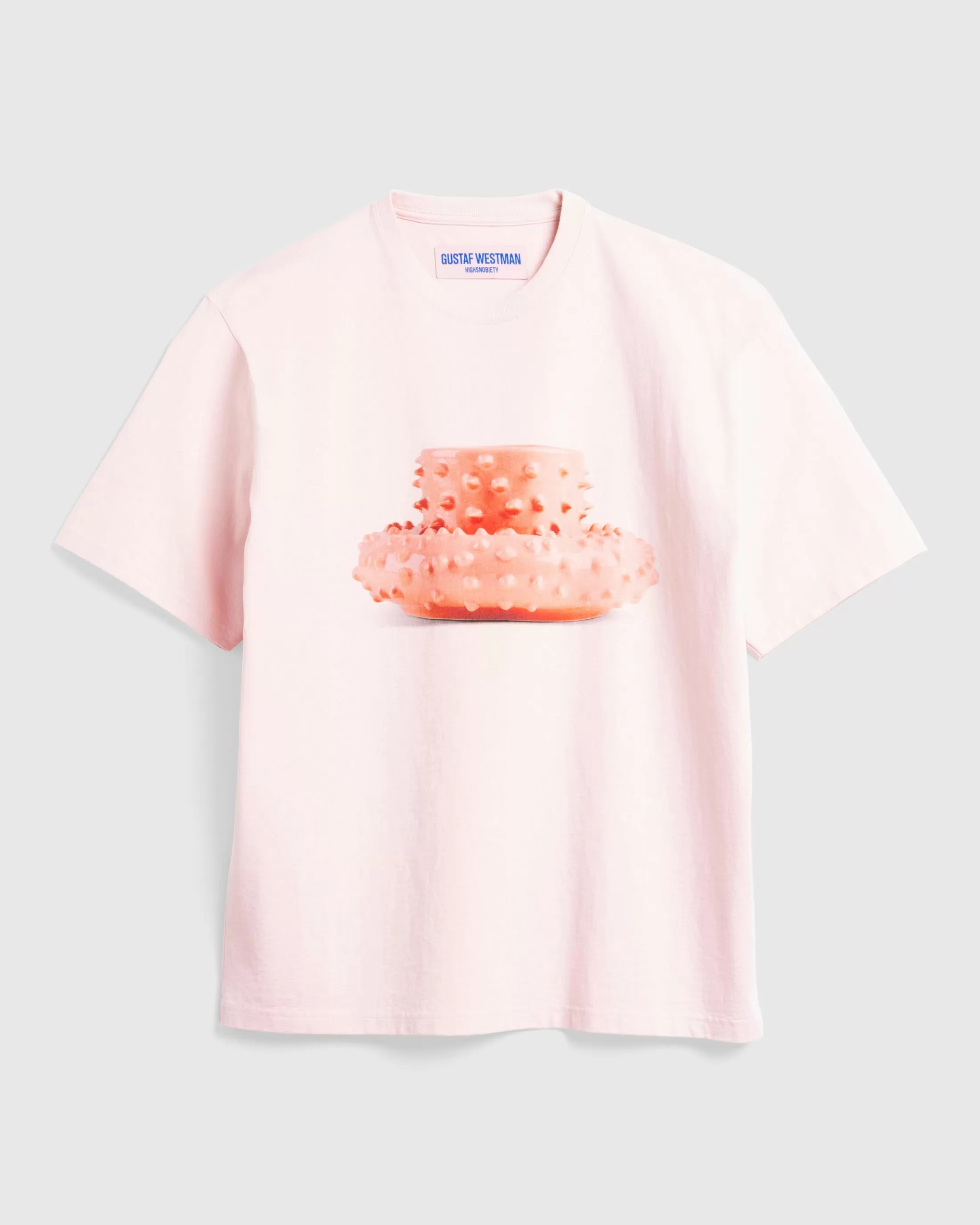 Best Highsnobiety Spiky Cup and Saucer T-Shirt pink