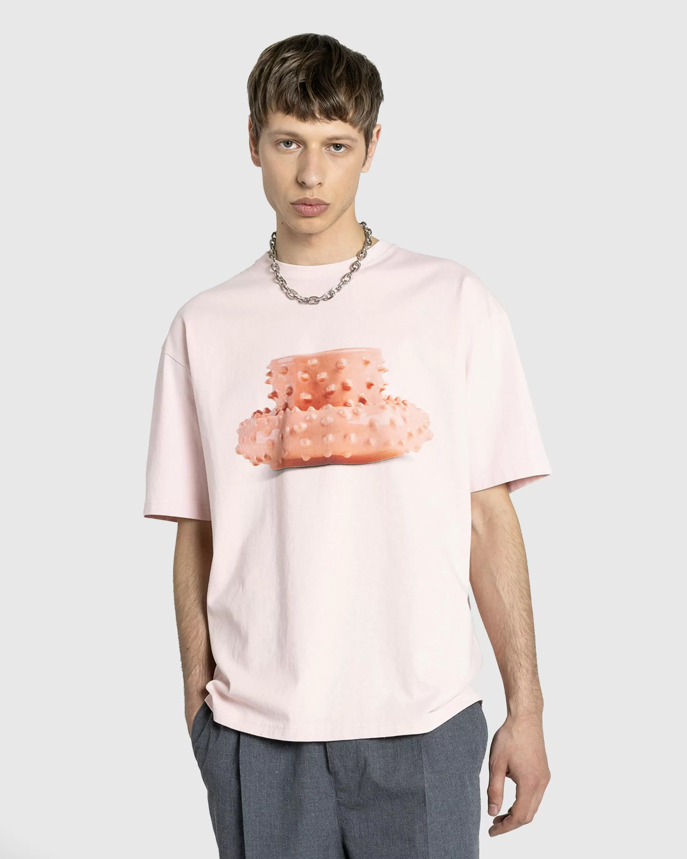 Best Highsnobiety Spiky Cup and Saucer T-Shirt pink