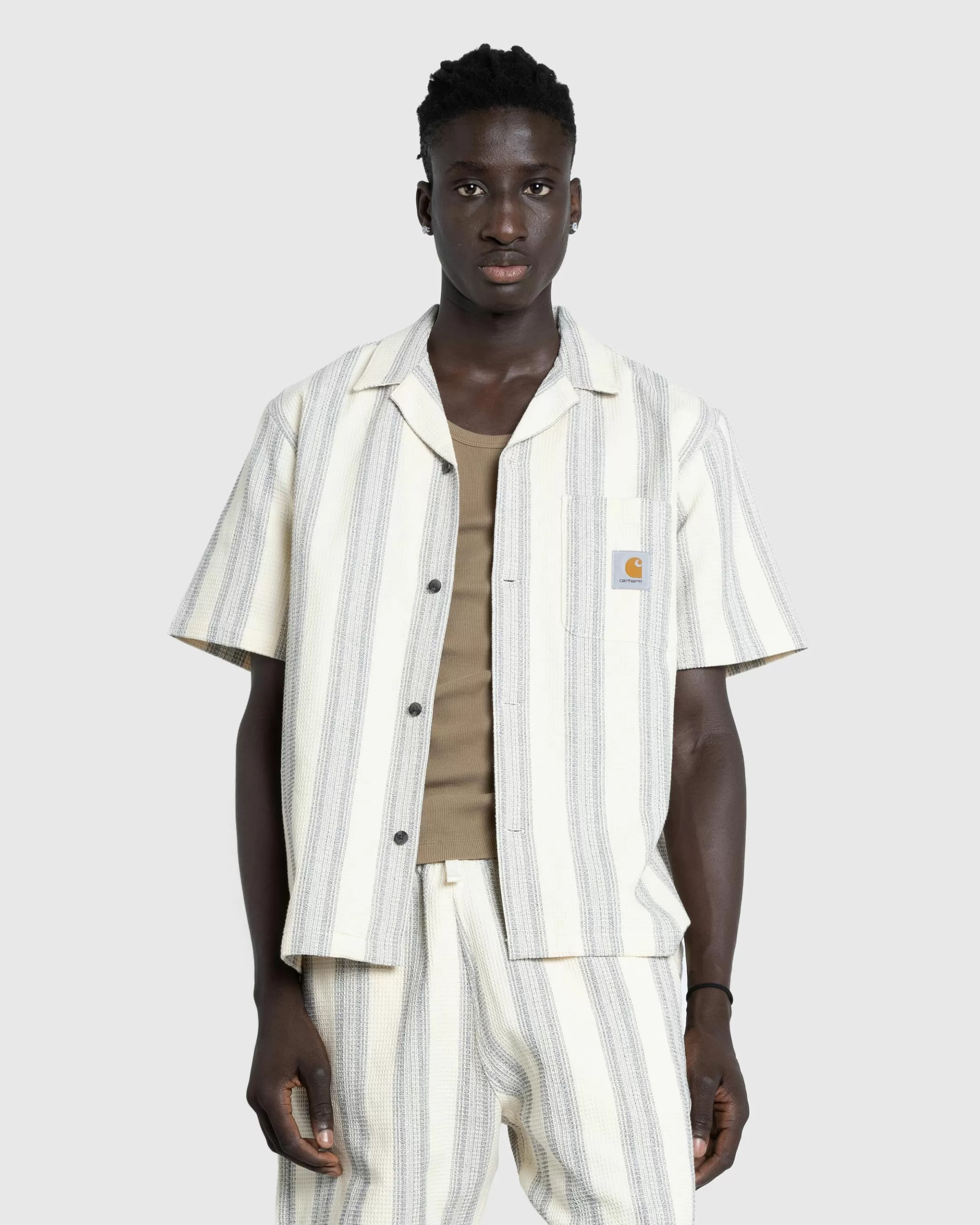 Flash Sale Highsnobiety S/S Dodson Shirt Dodson Stripe Natural dodsonstripe,natural