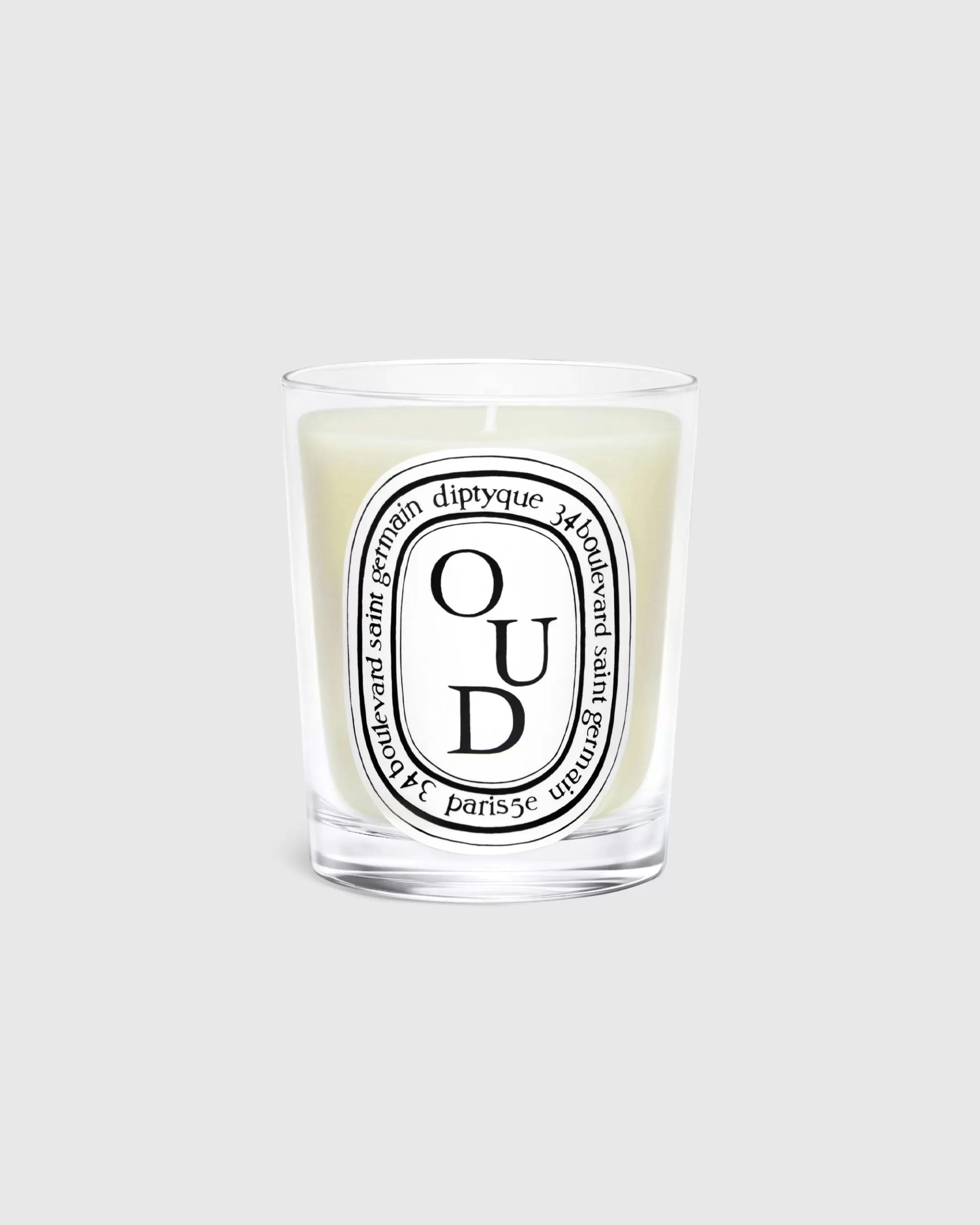 Cheap Diptyque Standard Candle Oud 190g clear