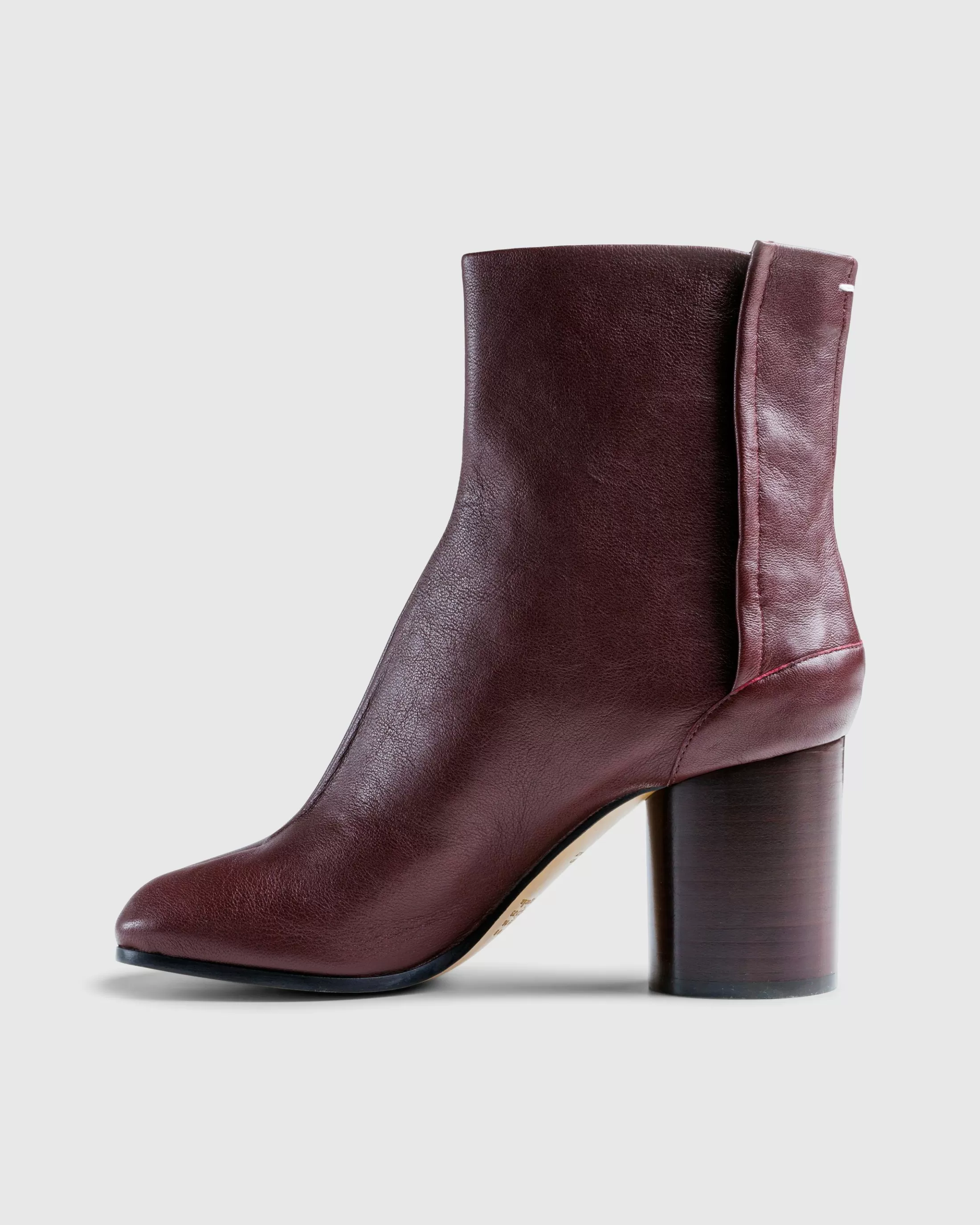 Best Maison Margiela Tabi Ankle Boots Deep Red deepred