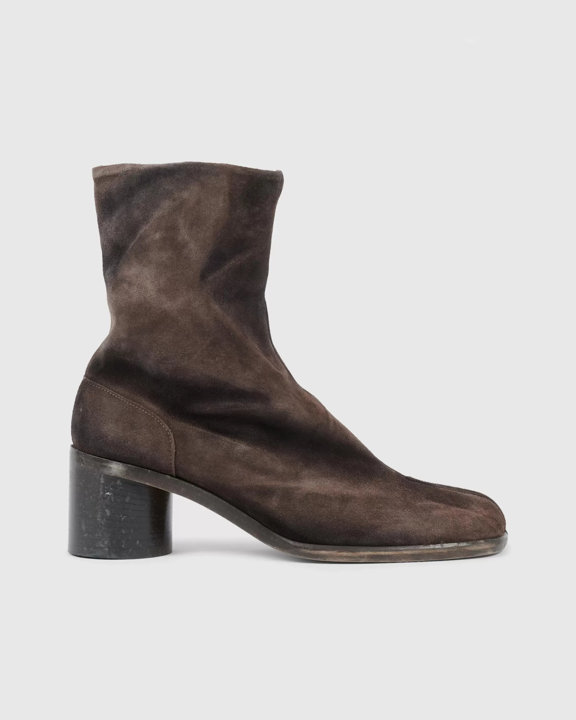 Sale Maison Margiela Tabi Boot Suede brown