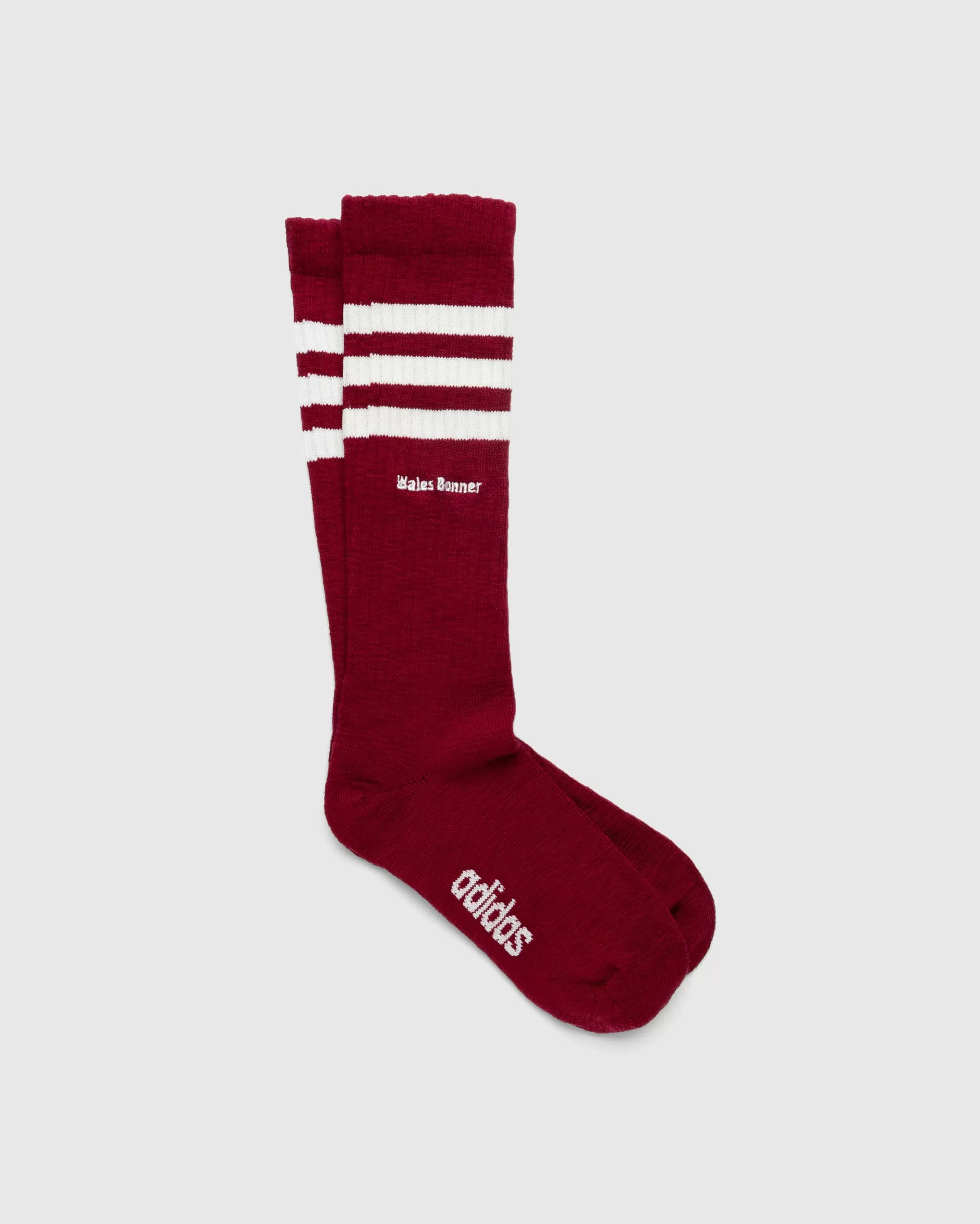 Clearance adidas Three Stripes Sock Burgundy/White wonwhi/cburgu